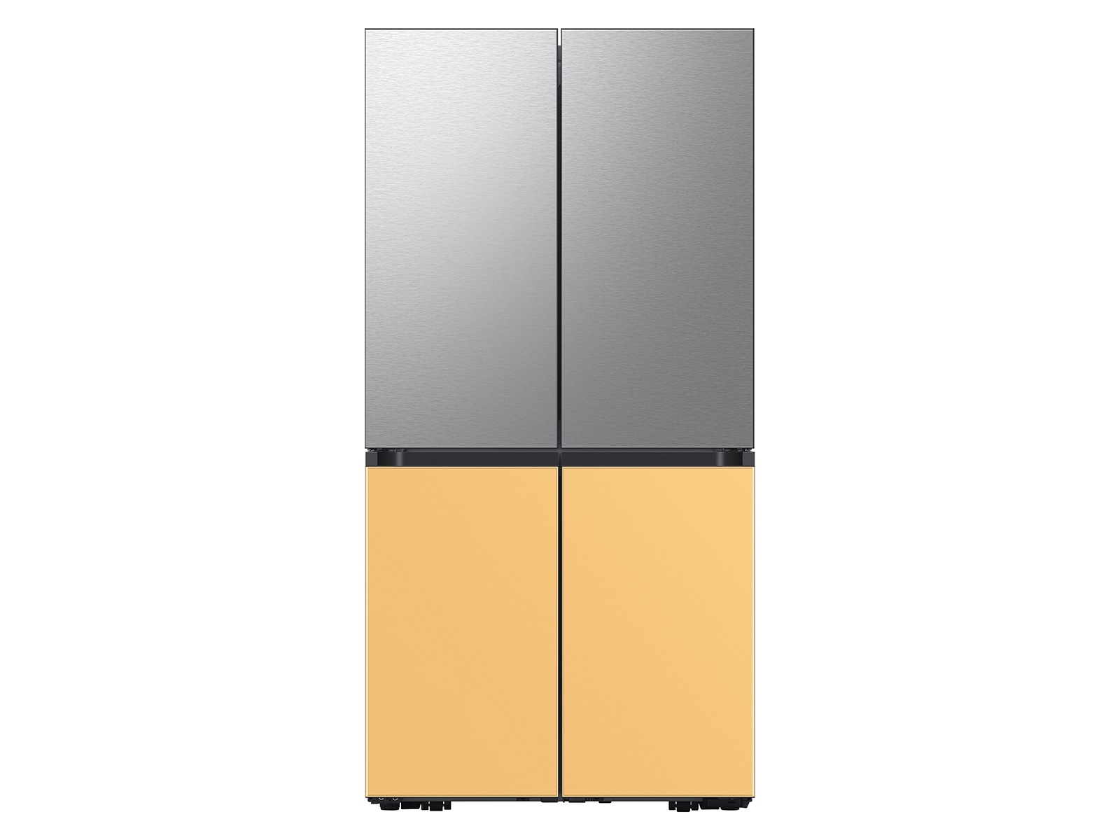 Bespoke 4-Door Flex™ Refrigerator Panel in Stainless Steel - Top Panel Stainless Steel