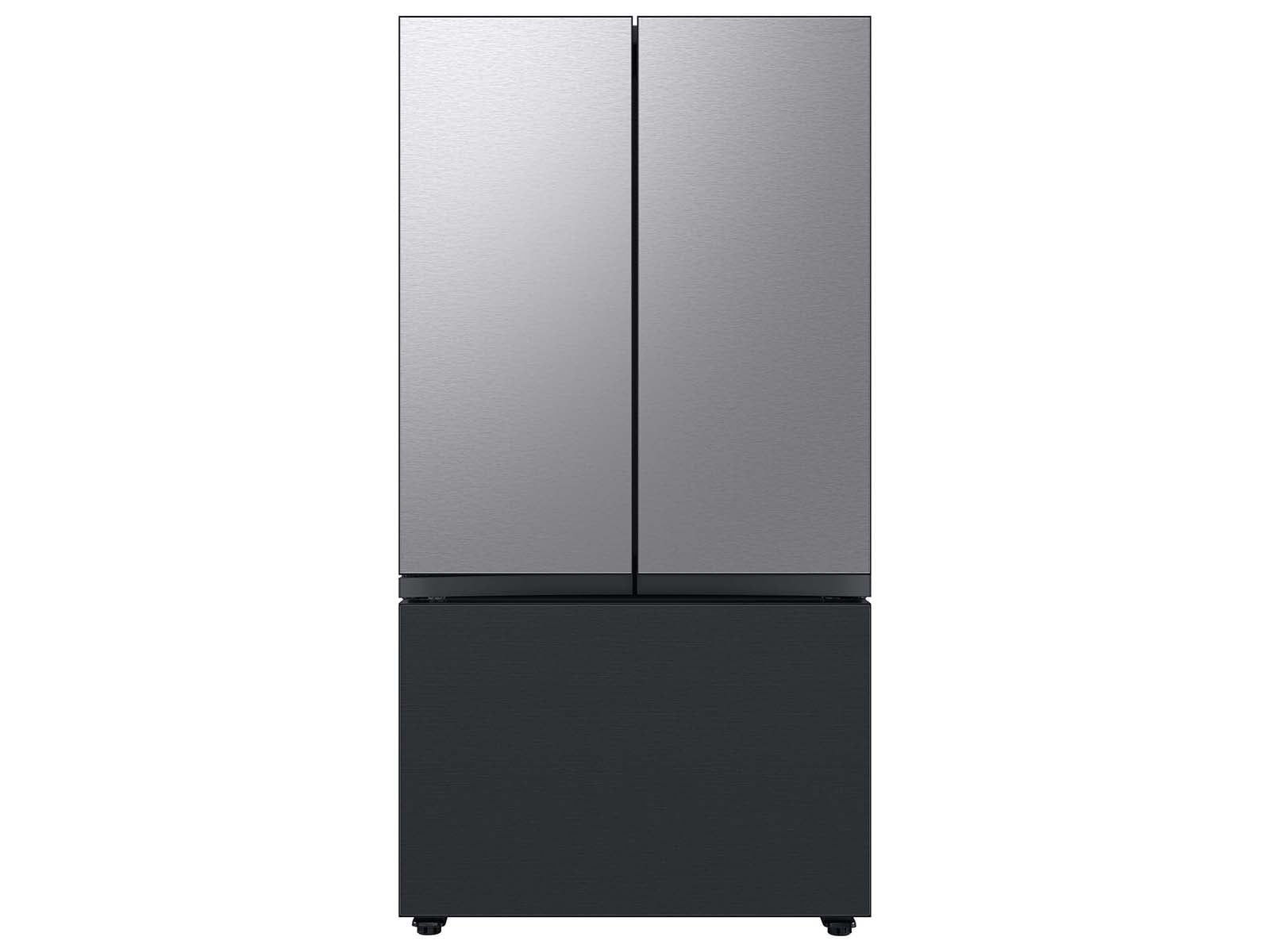 Bespoke 3-Door French Door Refrigerator Panel Black