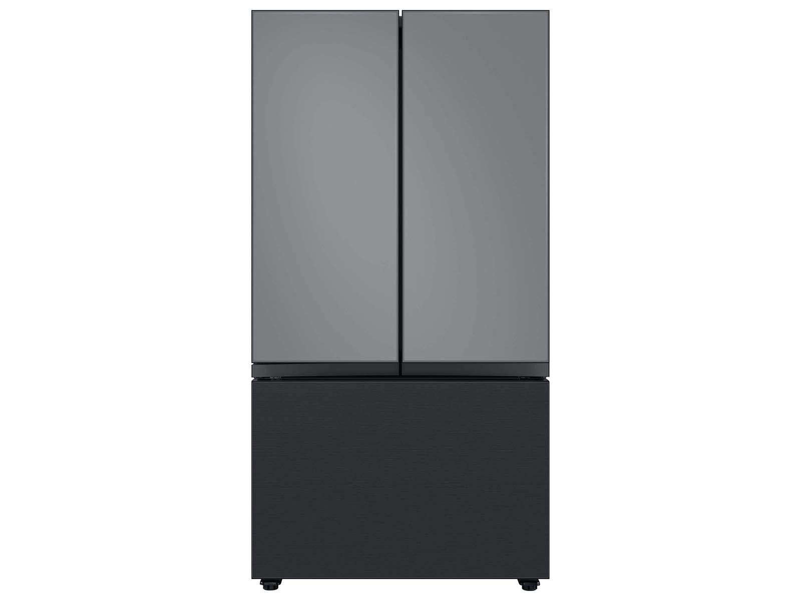 Bespoke 3-Door French Door Refrigerator Panel Black