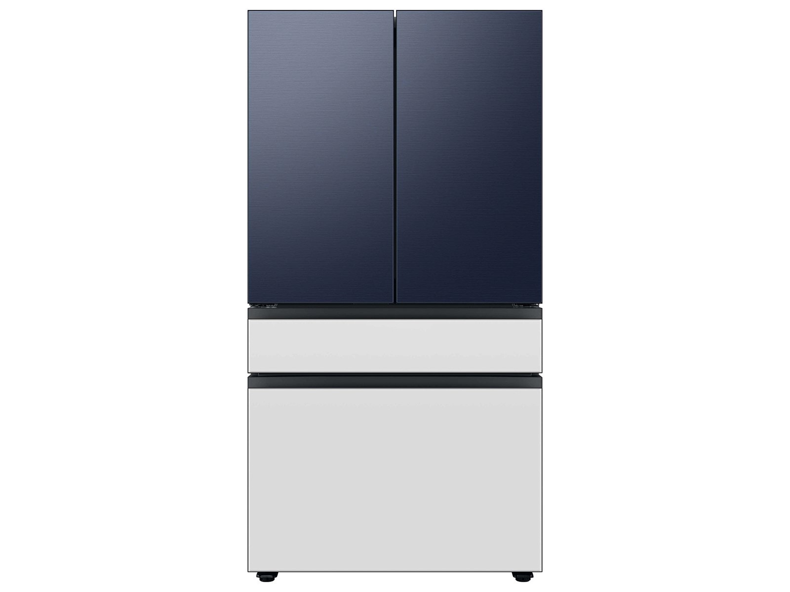 Thumbnail image of Bespoke 4-Door French Door Refrigerator Panel in White Glass - Middle Panel