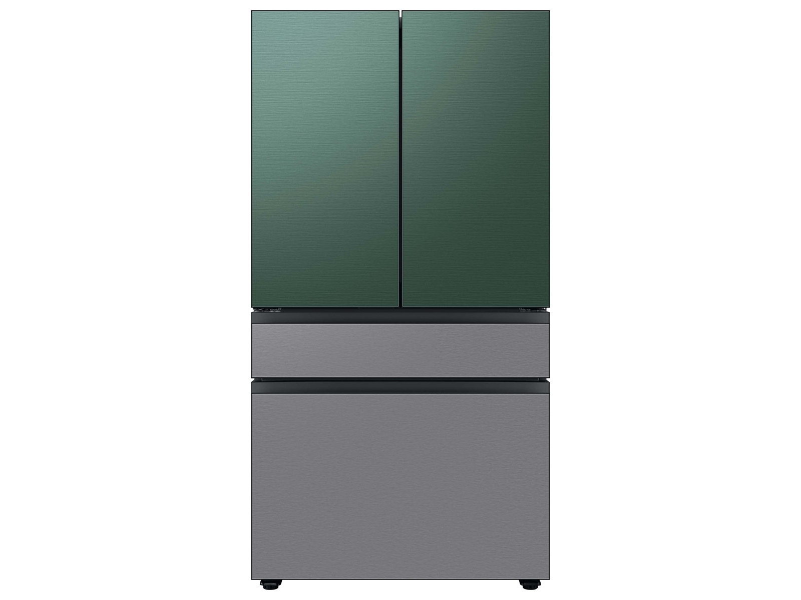 Bespoke 4-Door French Door Refrigerator Panel in Stainless Steel - Middle Panel Stainless Steel