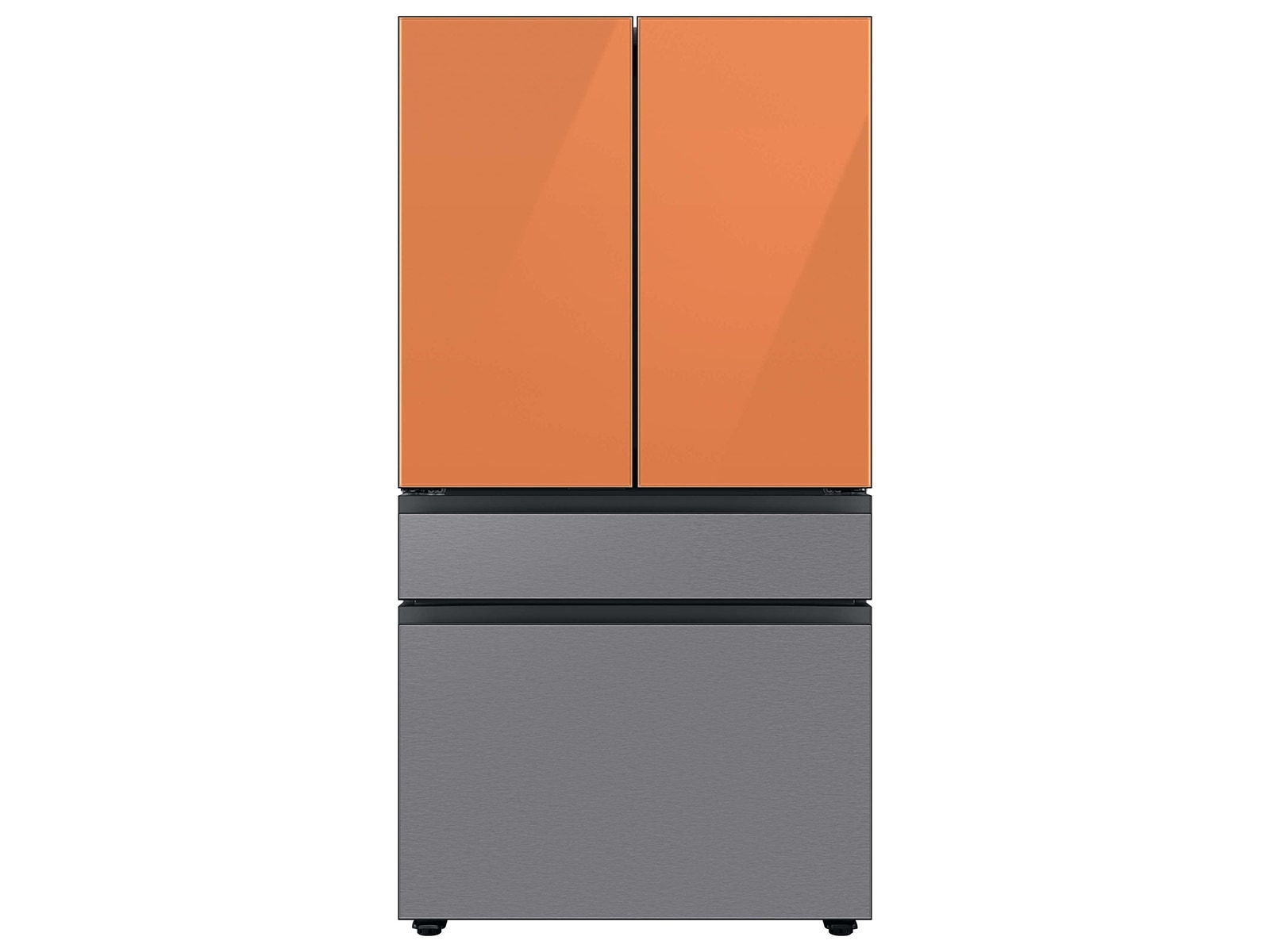 Bespoke 4-Door French Door Refrigerator Panel in Stainless Steel - Middle Panel Stainless Steel
