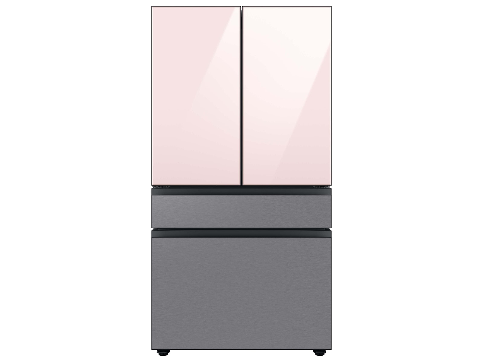Bespoke 4-Door French Door Refrigerator Panel in Stainless Steel - Middle Panel Stainless Steel