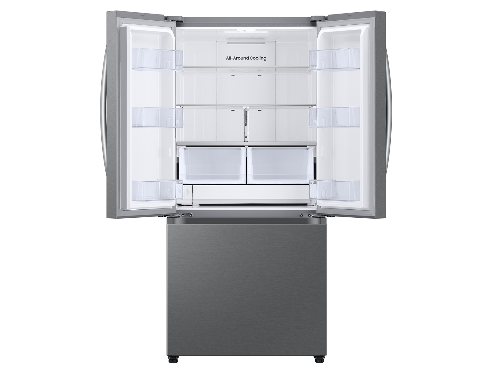 RF5000C French Door Refrigerators with Beverage Center R-Perspective Silver 