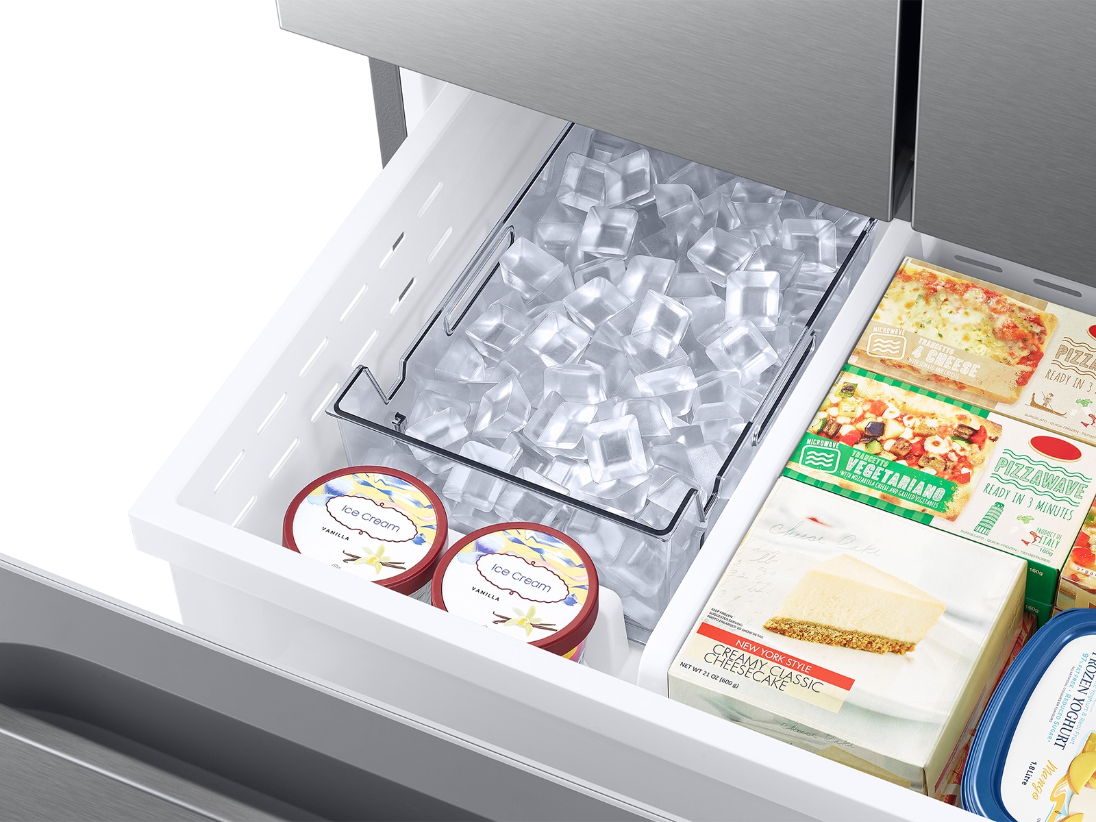 RF5000C French Door Refrigerators with Beverage Center Single-Ice-Maker Silver 