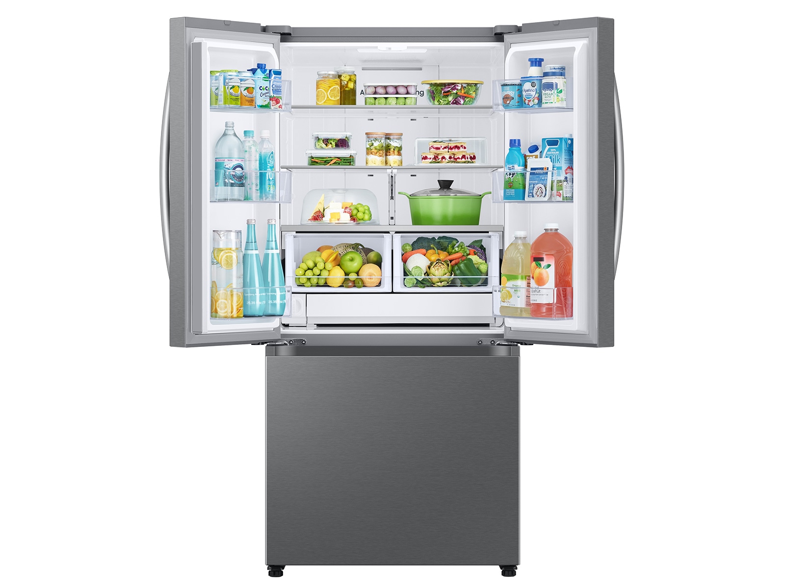 RF5000C French Door Refrigerators with Beverage Center Silver