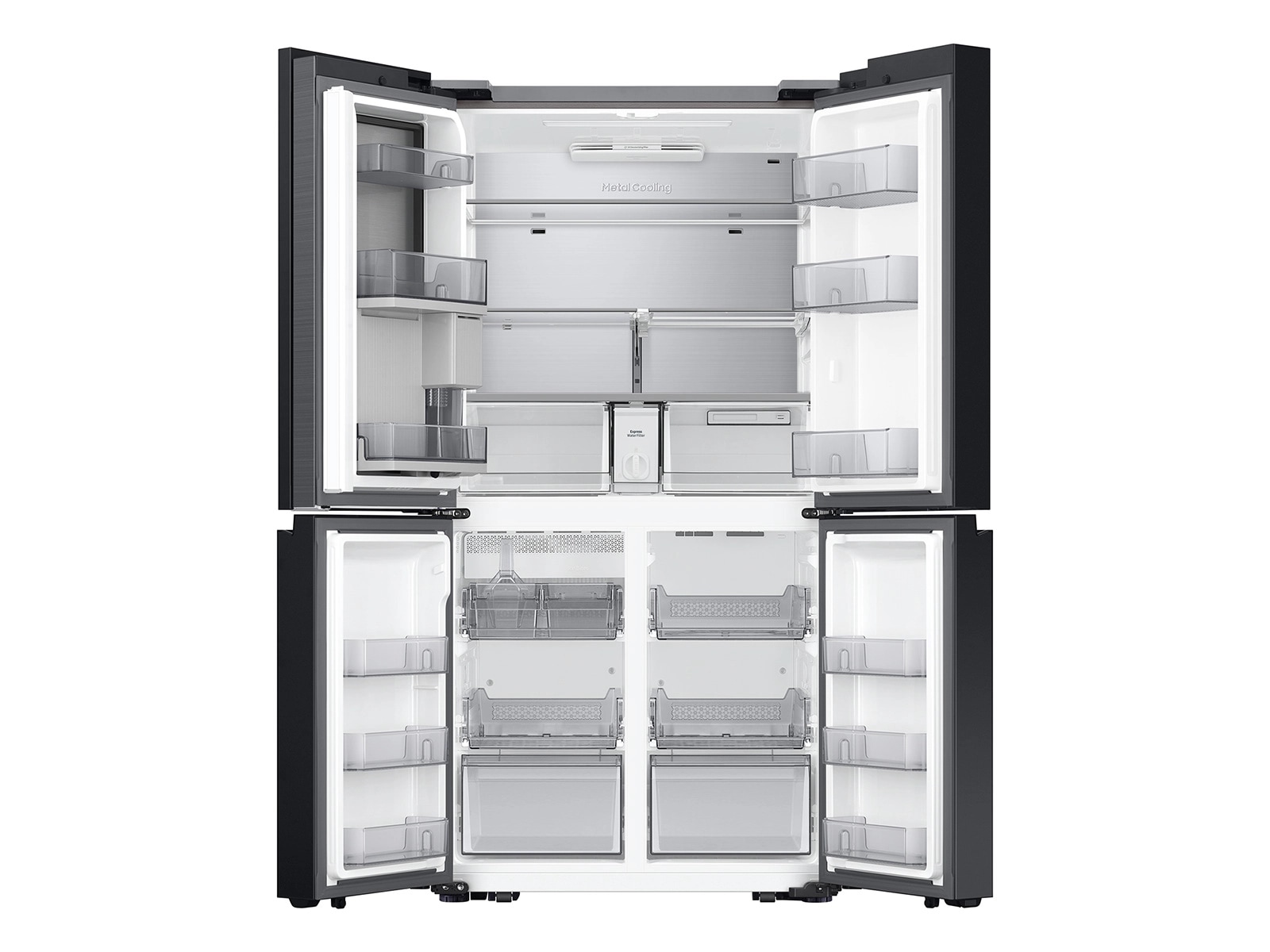 Bespoke AI 4-Door Flex™ Stainless Steel