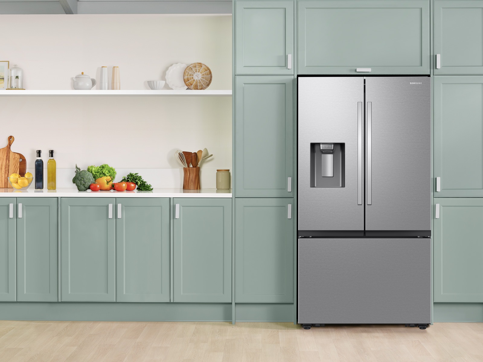 RF6500C 3Door French Door Refrigerators with Large Capacity with SpaceMax™ Technology Silver