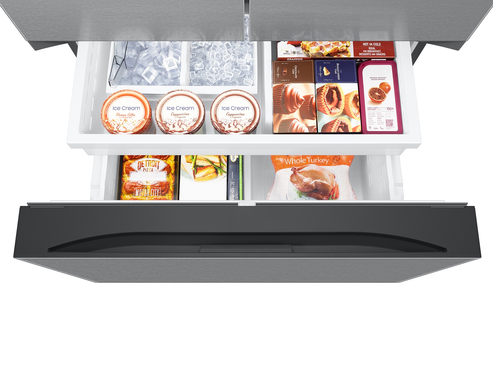 RF6500C 3Door French Door Refrigerators with Large Capacity with SpaceMax™ Technology Silver