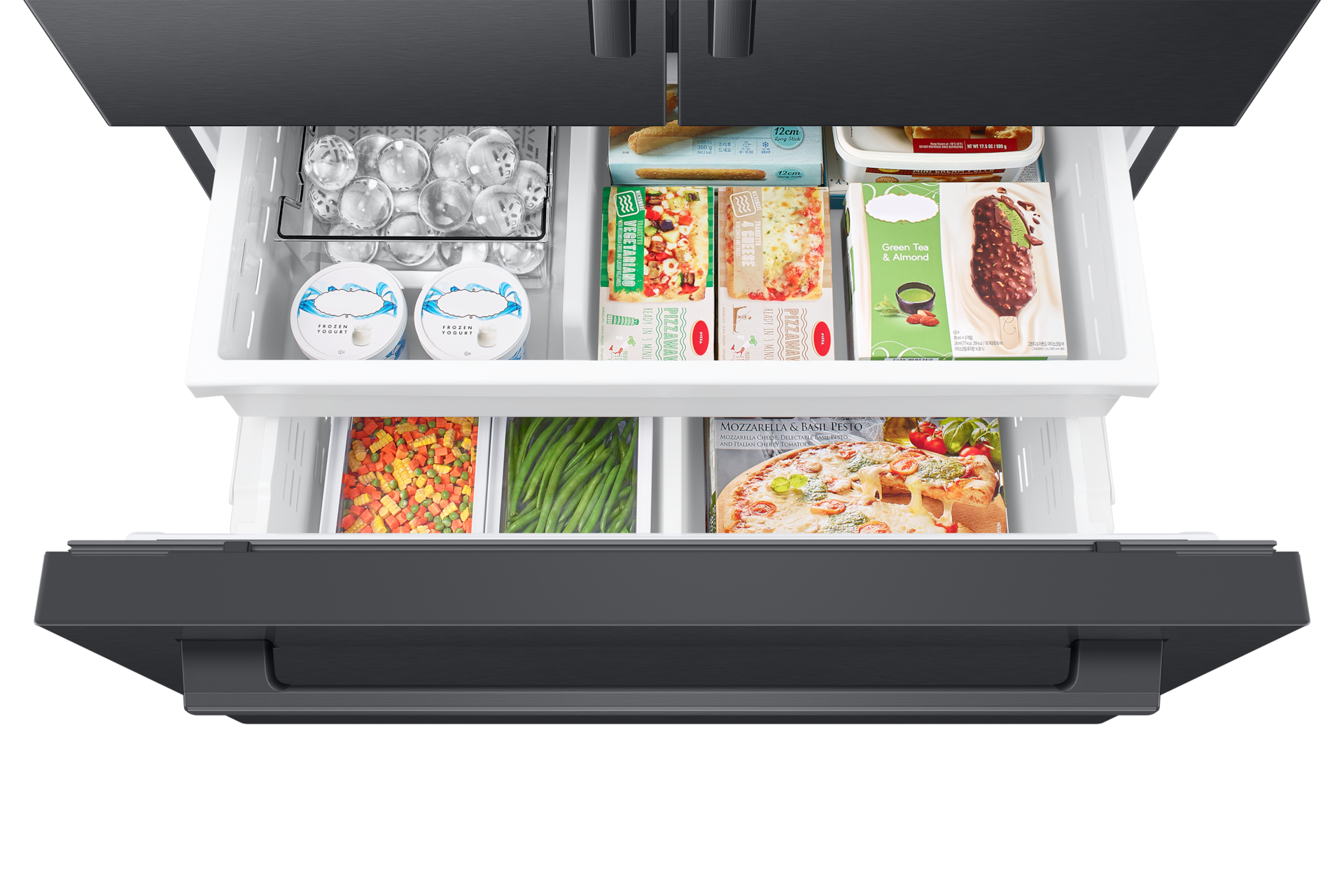 French Door Zero clearance fit with SpaceMax 28.5 cu.ft Freezer-Dynamic Black 