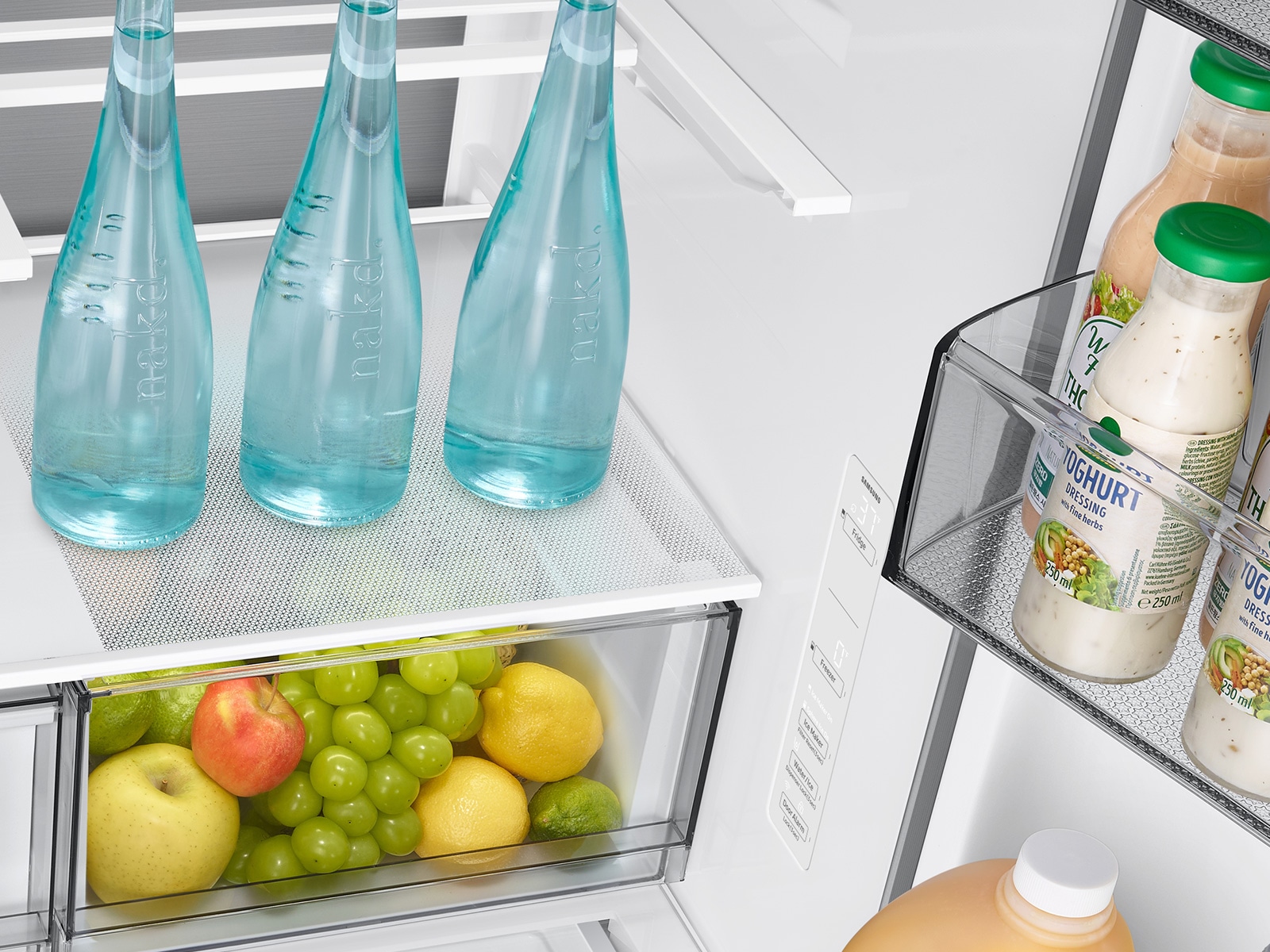 French Door Zero clearance fit with SpaceMax 28.5 cu.ft Silver