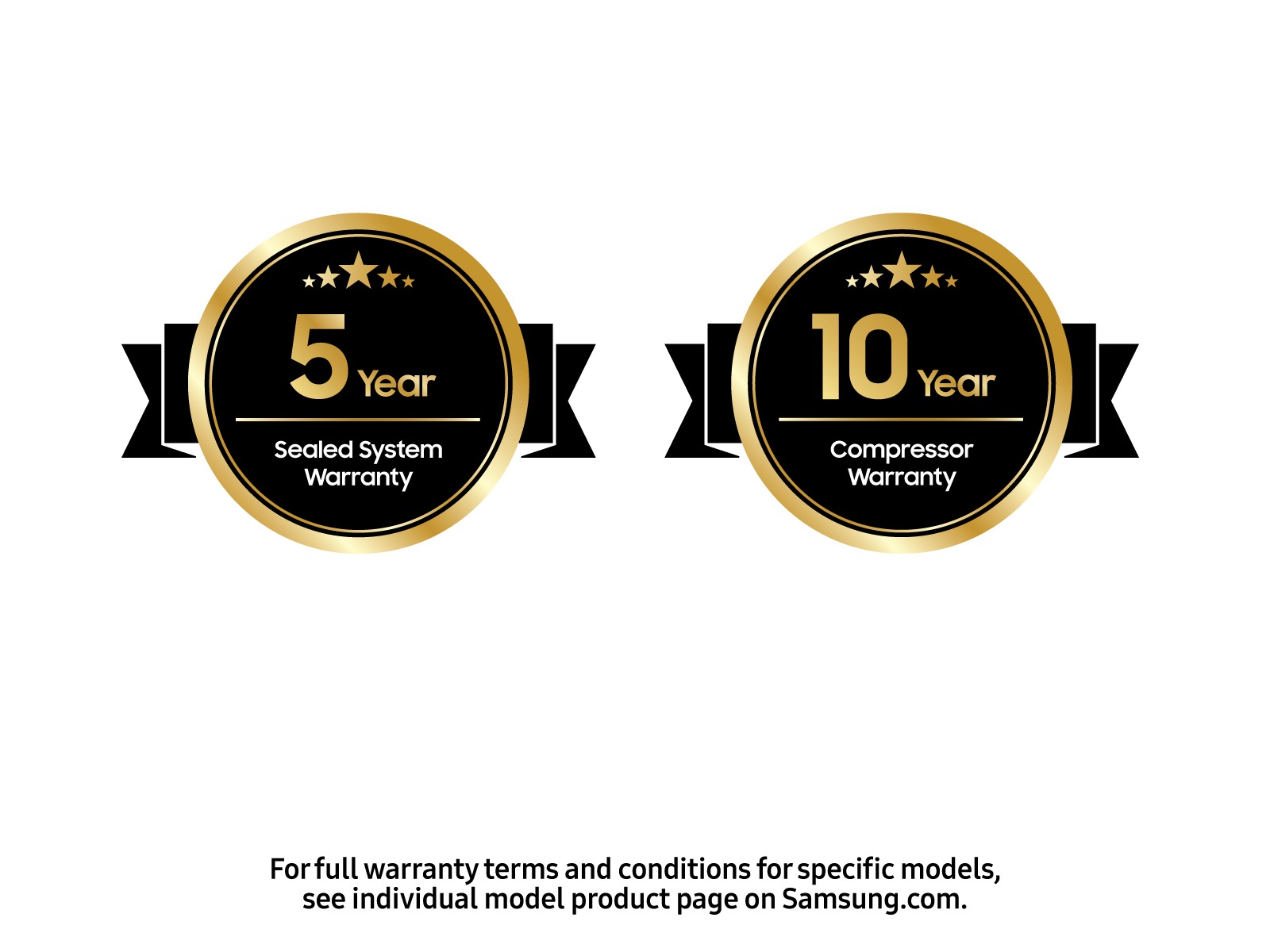 Fridge_5yrSealedSystem_10yrCompressor_Warranty_Badges_SCOM