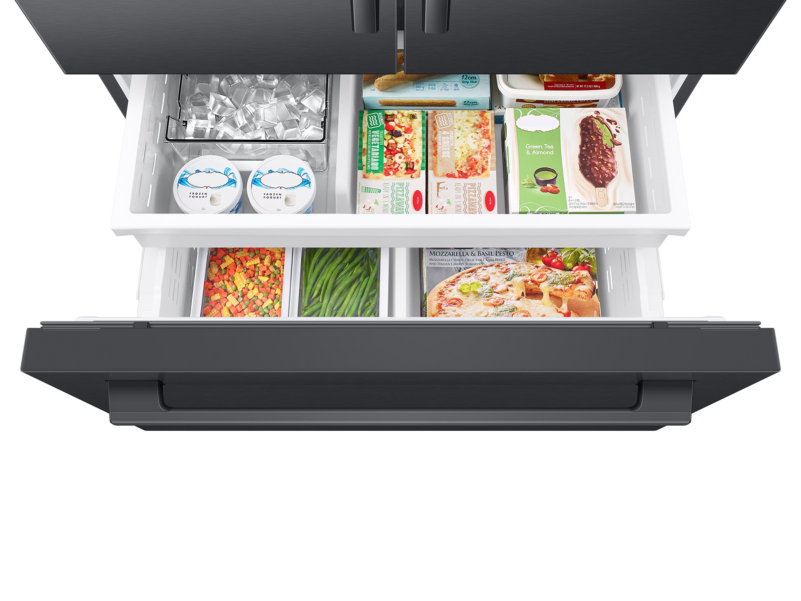 French Door Internal dispenser Zero clearance fit with SpaceMax 28.5 cu.ft Black