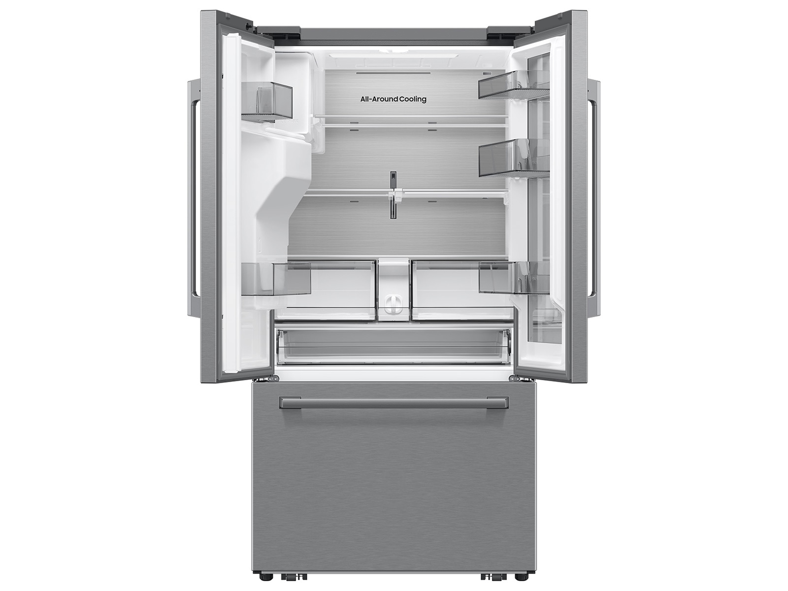 French Door Refrigerator Auto View 28.5 cu.ft Pantry-Display Silver 
