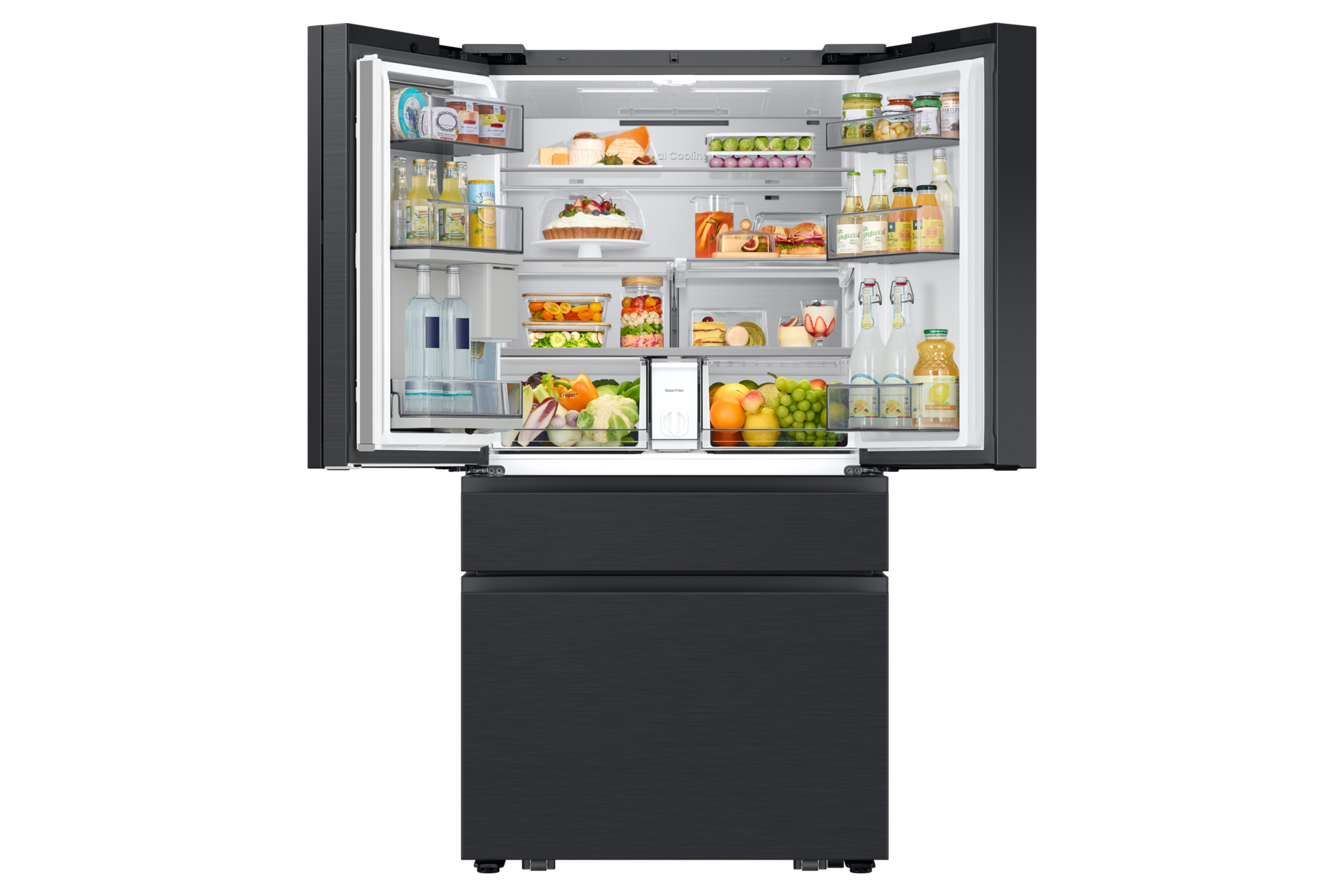 Bespoke AI 4-Door French Door AI Family Hub™ | AI Vision Inside™ 23 cu.ft.