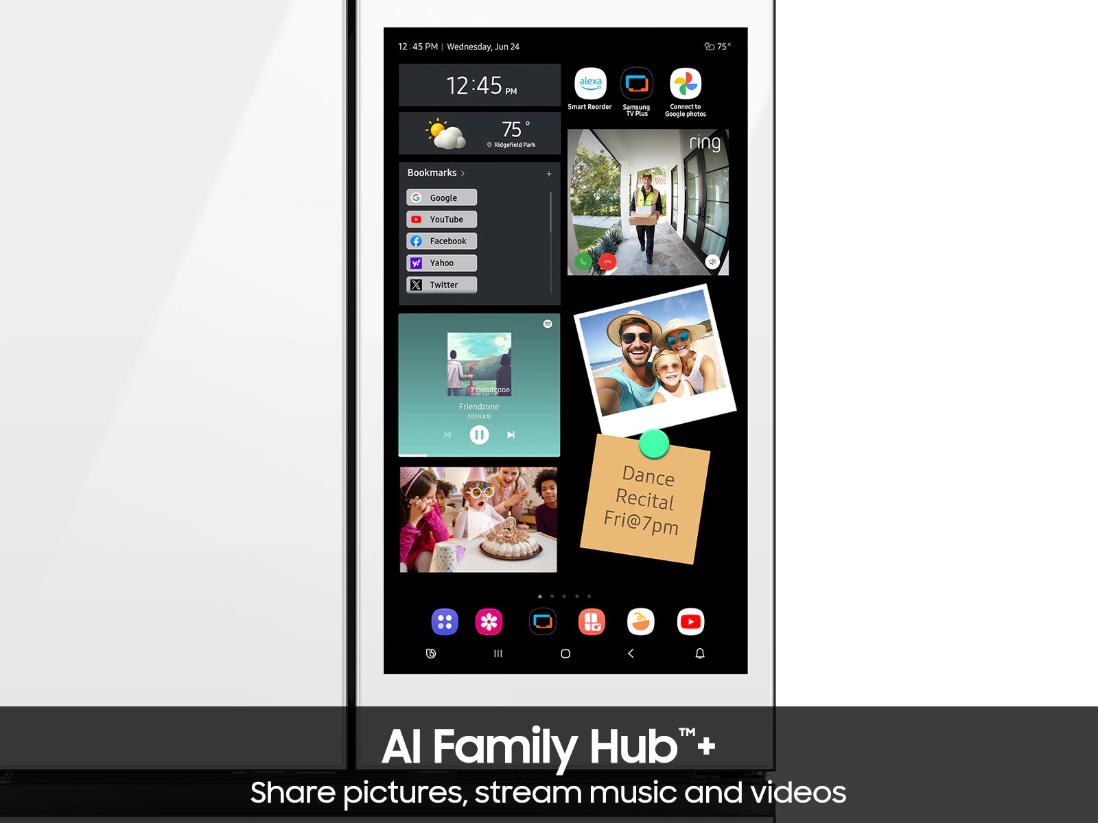 Bespoke AI 4-Door French Door AI Family Hub™ | AI Vision Inside™ & AOD 23 cu.ft.