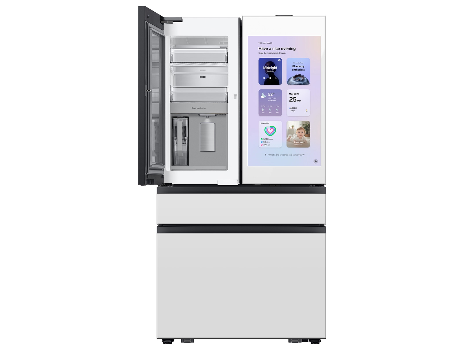 Bespoke 23 cu. ft. Counter Depth 4-Door French Door Refrigerator