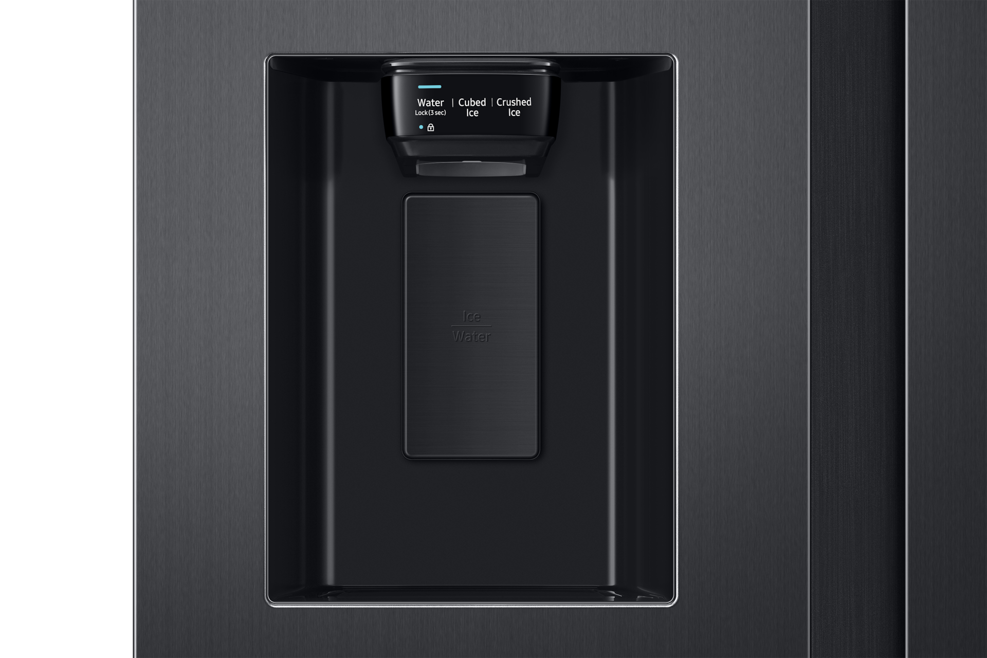 Thumbnail image of 22 cu. ft. Counter Depth Side-by-Side Refrigerator in Black