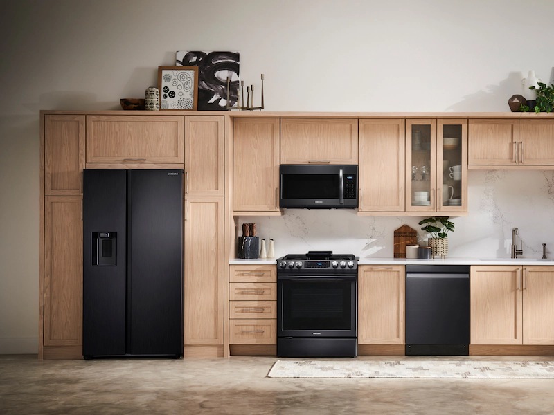 Thumbnail image of 22 cu. ft. Counter Depth Side-by-Side Refrigerator in Black