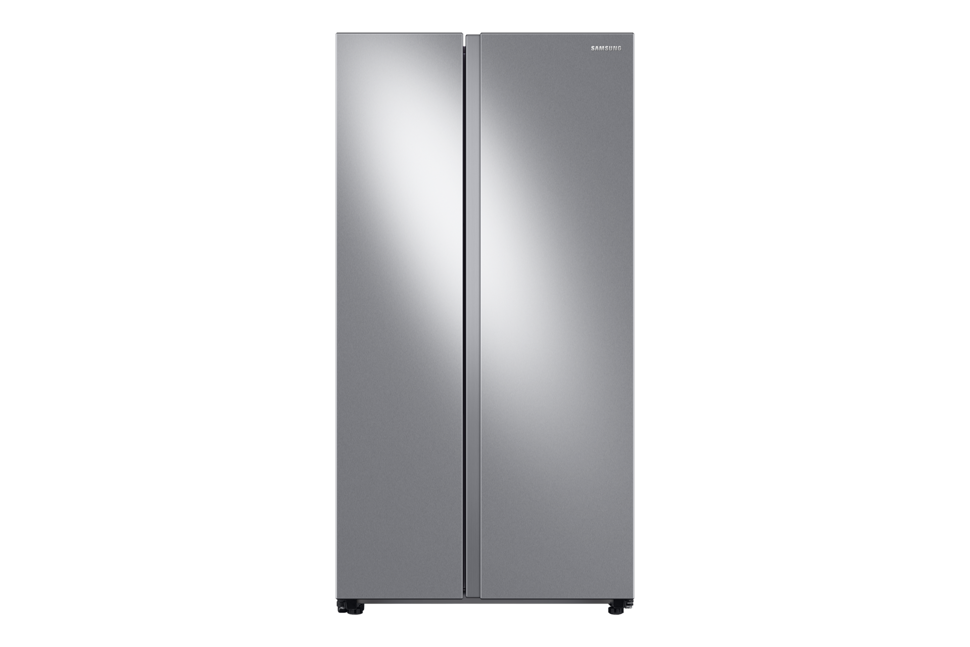 Samsung 23 cu. ft. Smart Counter Depth Side-by-Side Refrigerator in Silver(RS23A500ASR/AA) on Fridge.com