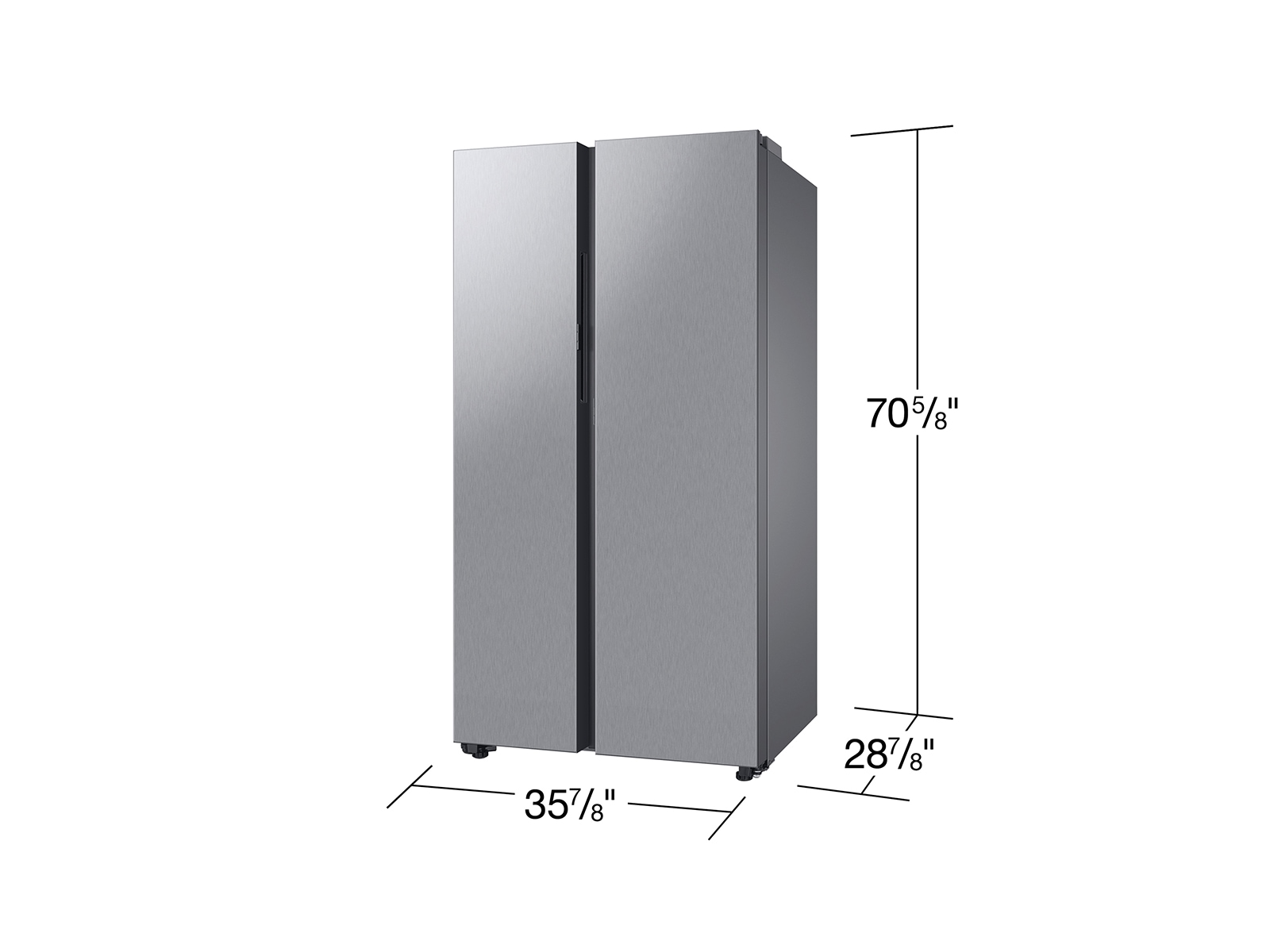 RS5300CC Side By Side Refrigerators with Bespoke Stainless Steel
