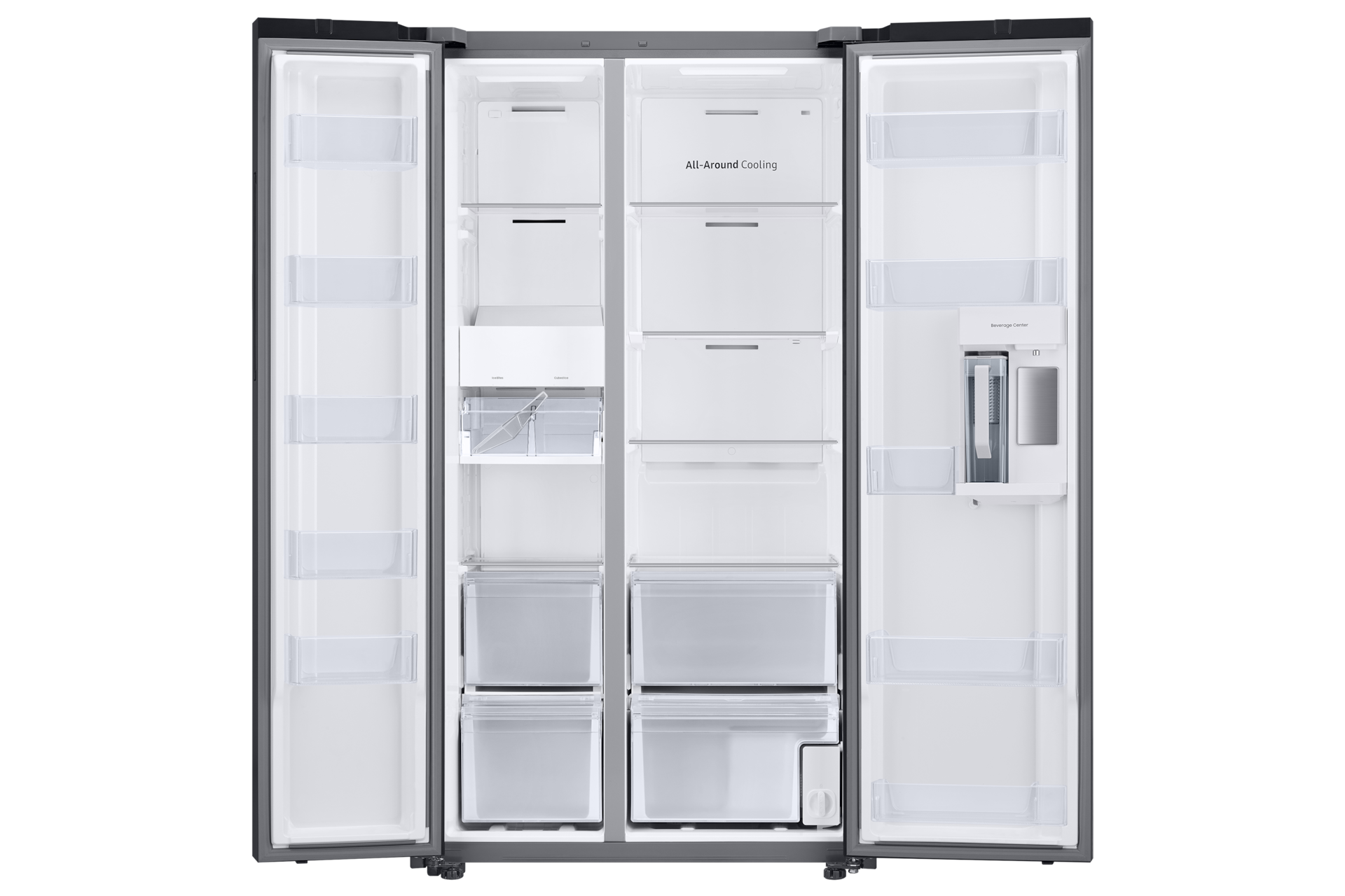 RS5300CC Side By Side Refrigerators with Bespoke Stainless Steel
