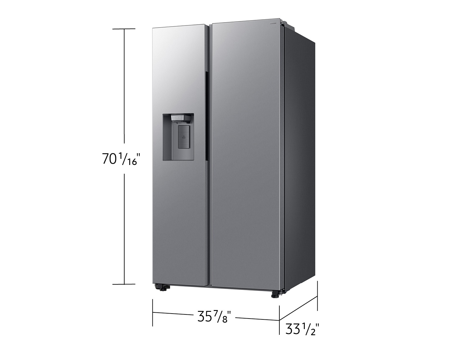 Bespoke AI 27 cu. ft. Side-by-Side Refrigerator with Sphere Ice