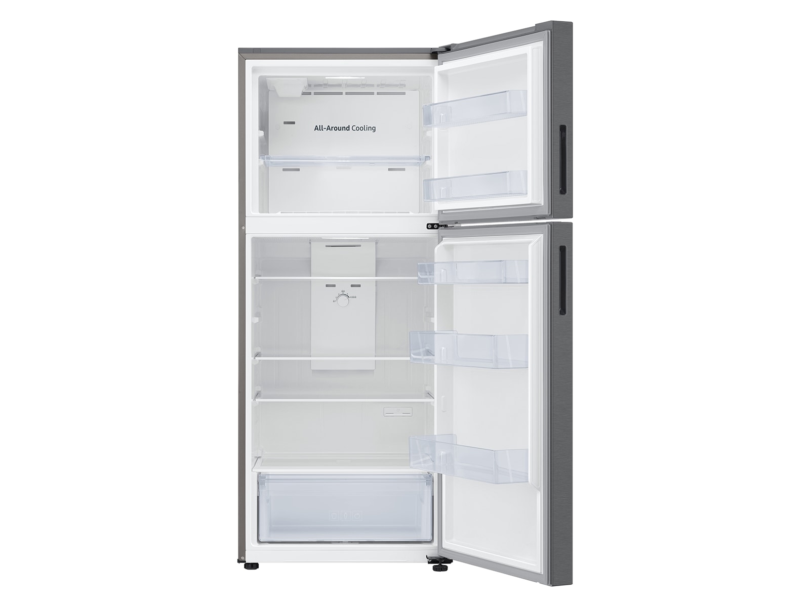15.6 cu. ft. Top Freezer Refrigerator with All-Around Cooling in Stainless Steel
