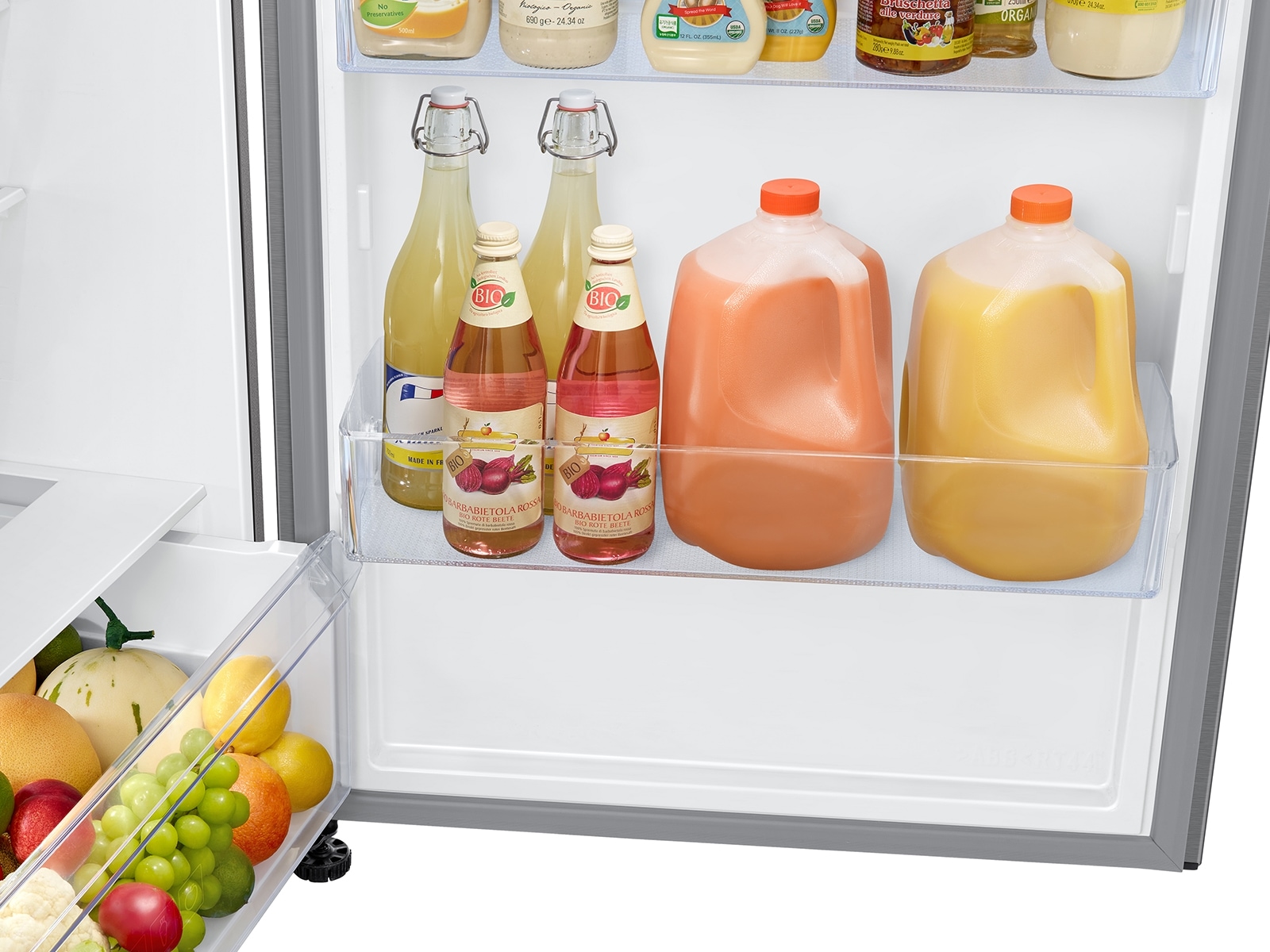 15.6 cu. ft. Top Freezer Refrigerator with All-Around Cooling in Stainless Steel