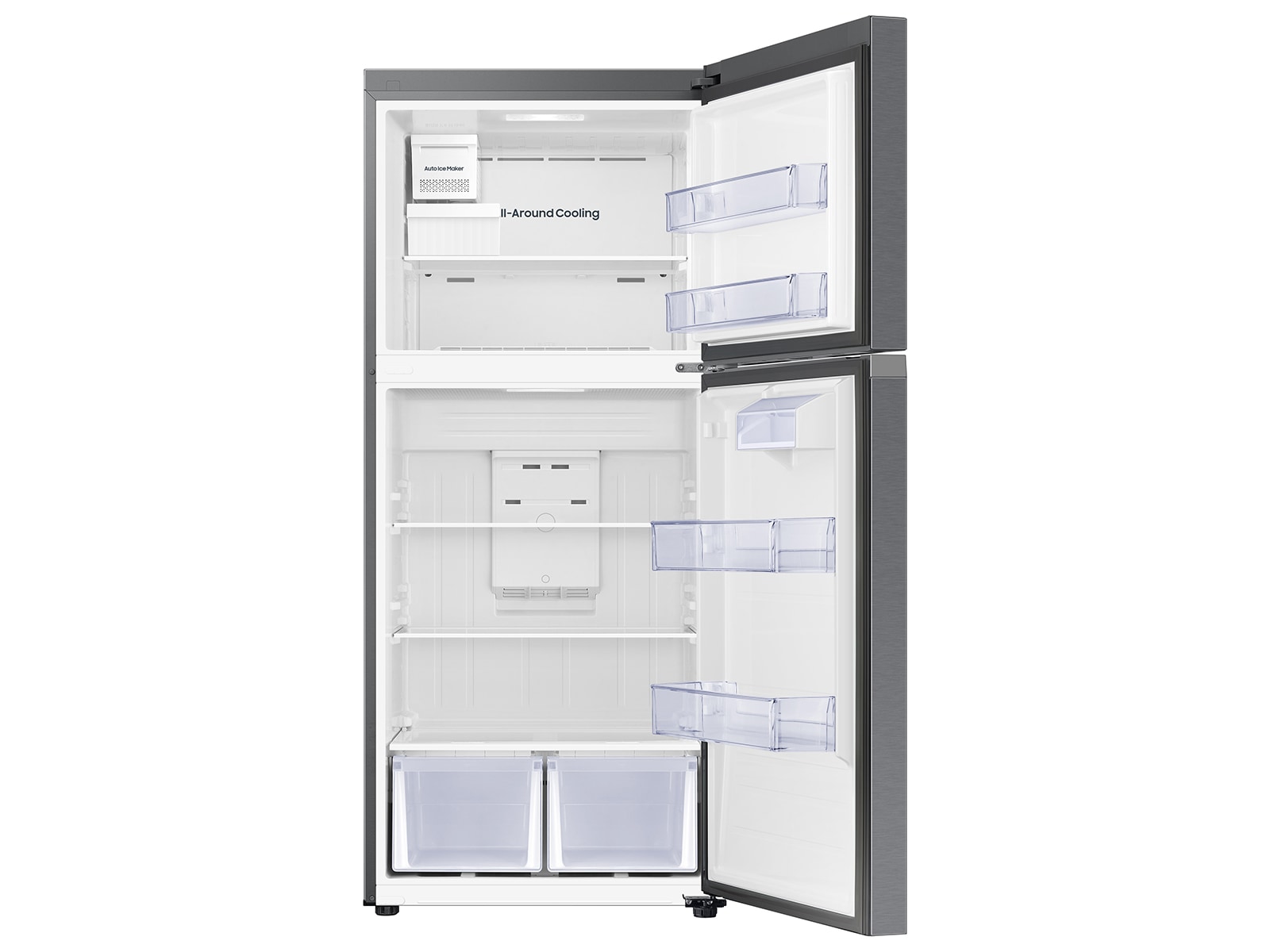 RT6500D Top Mount Freezer AI Energy Mode - R-Perspective Silver 