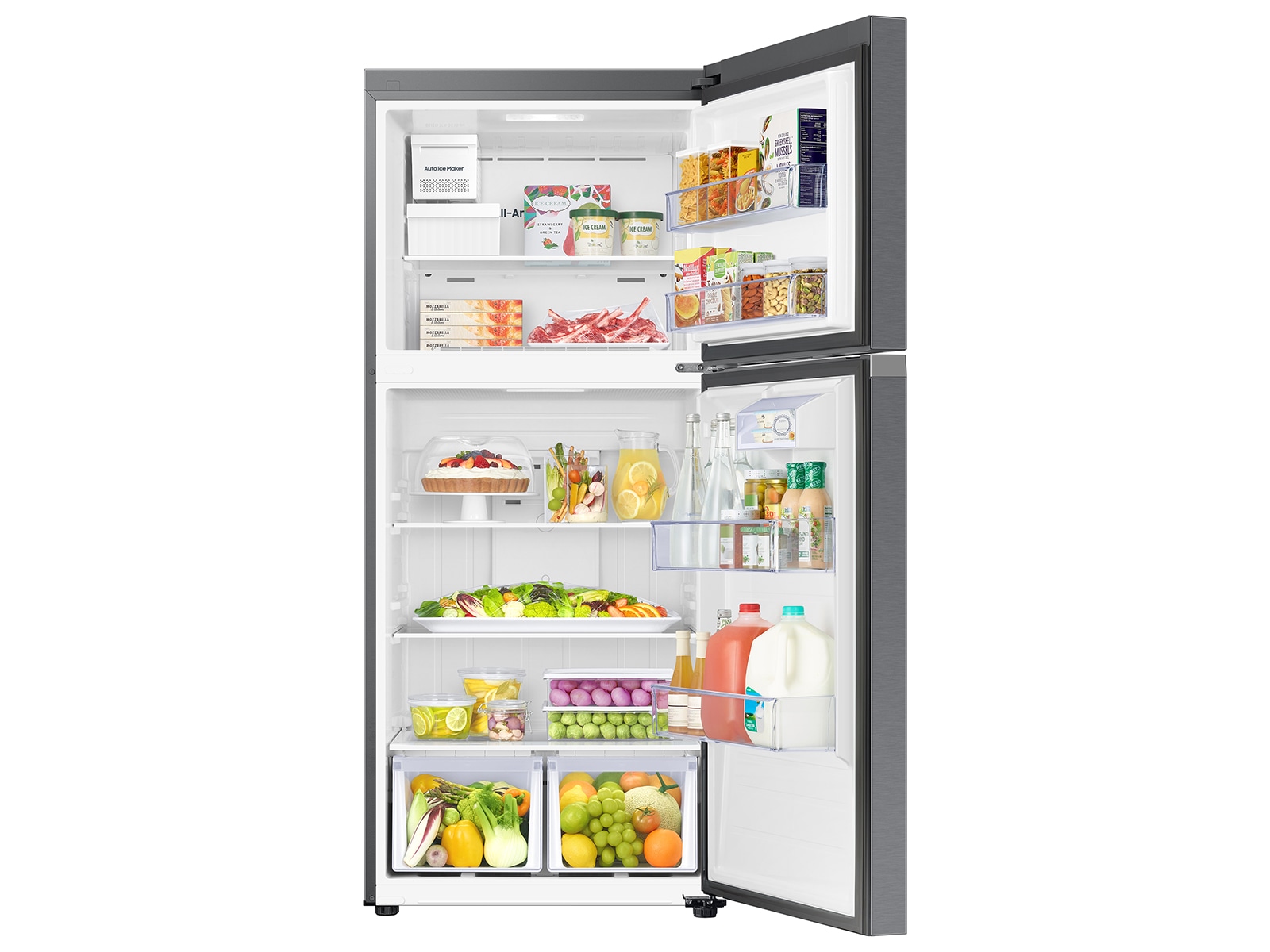 RT6500D Top Mount Freezer AI Energy Mode - Silver
