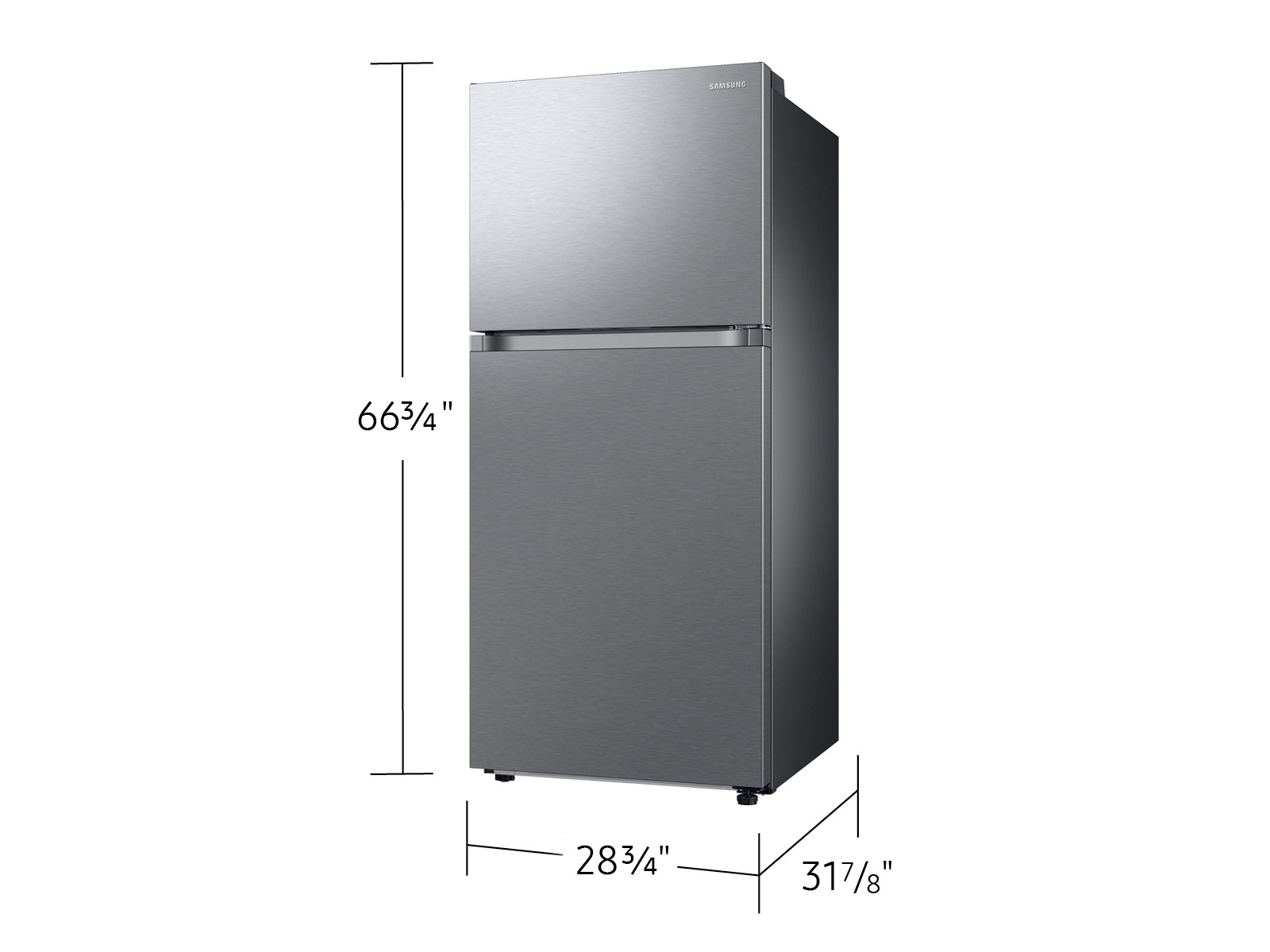 RT6500D Top Mount Freezer AI Energy Mode - L-Perspective Silver 