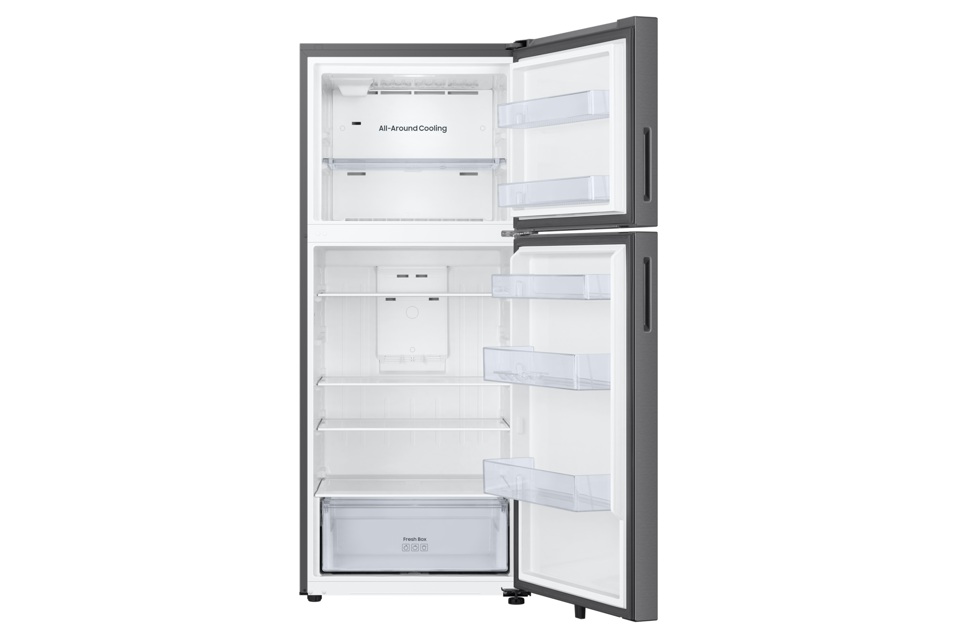 18 cu. ft. Top Freezer Refrigerator with Ice Maker in Stainless Steel