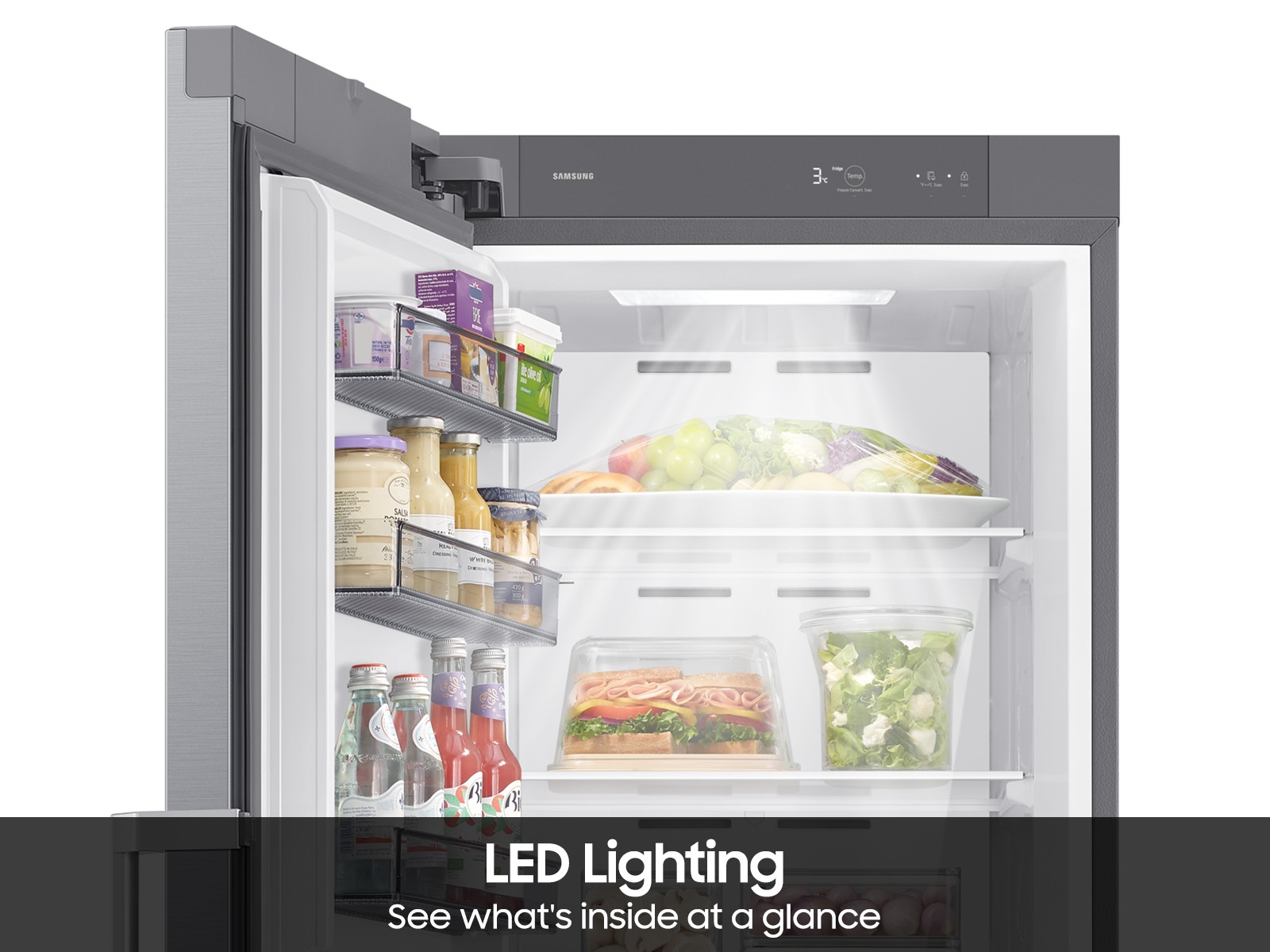 Convertible Upright Freezer Full-Flex Convertible | Precise Cooling 387L Stainless Look