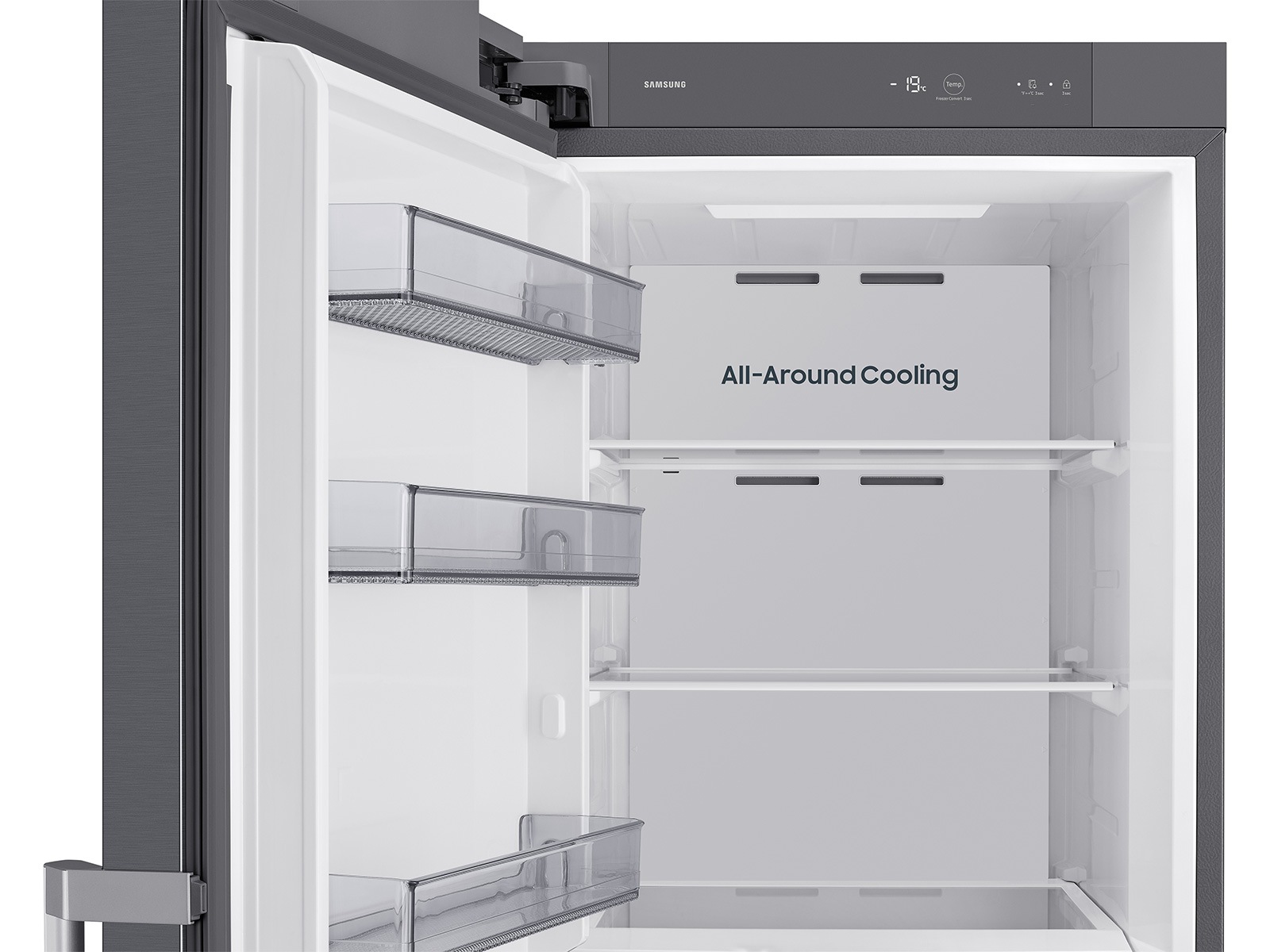 Convertible Upright Freezer Full-Flex Convertible | Precise Cooling 387L Stainless Look