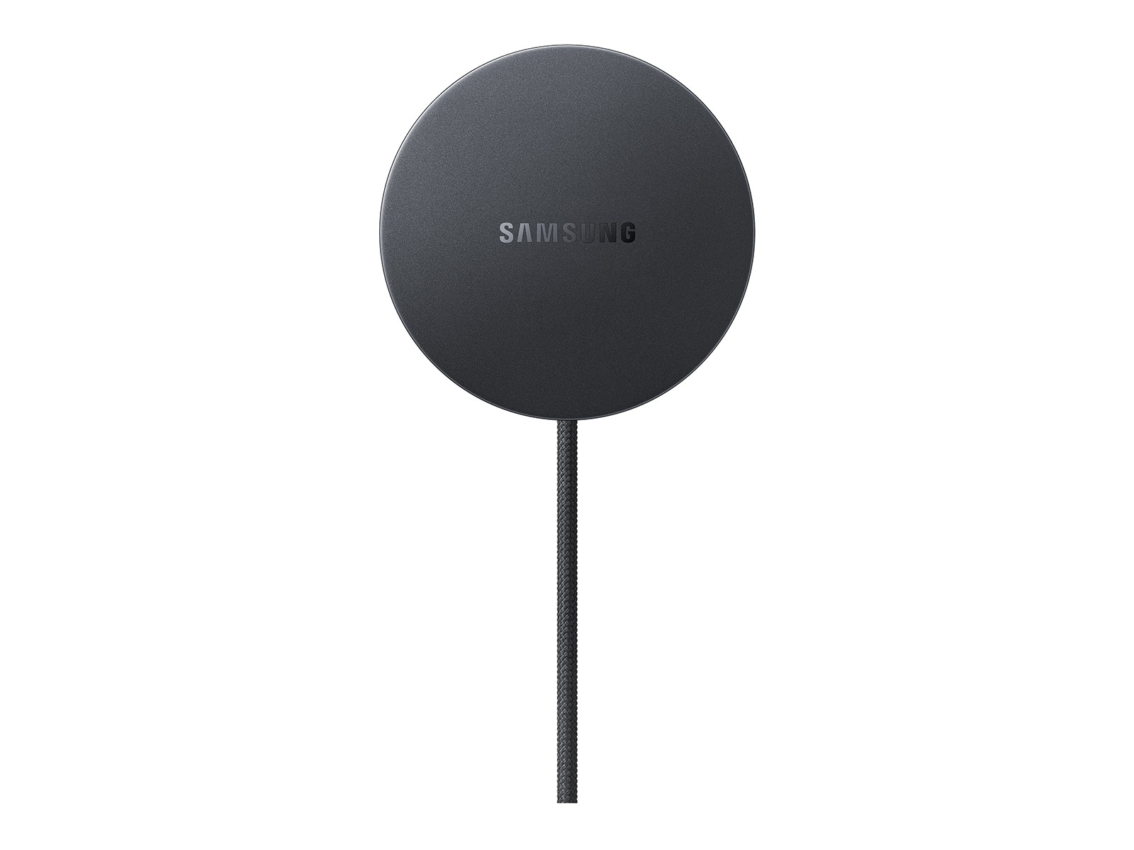 Magnet Wireless Charger with 45W Travel Adapter Back Dark Gray 