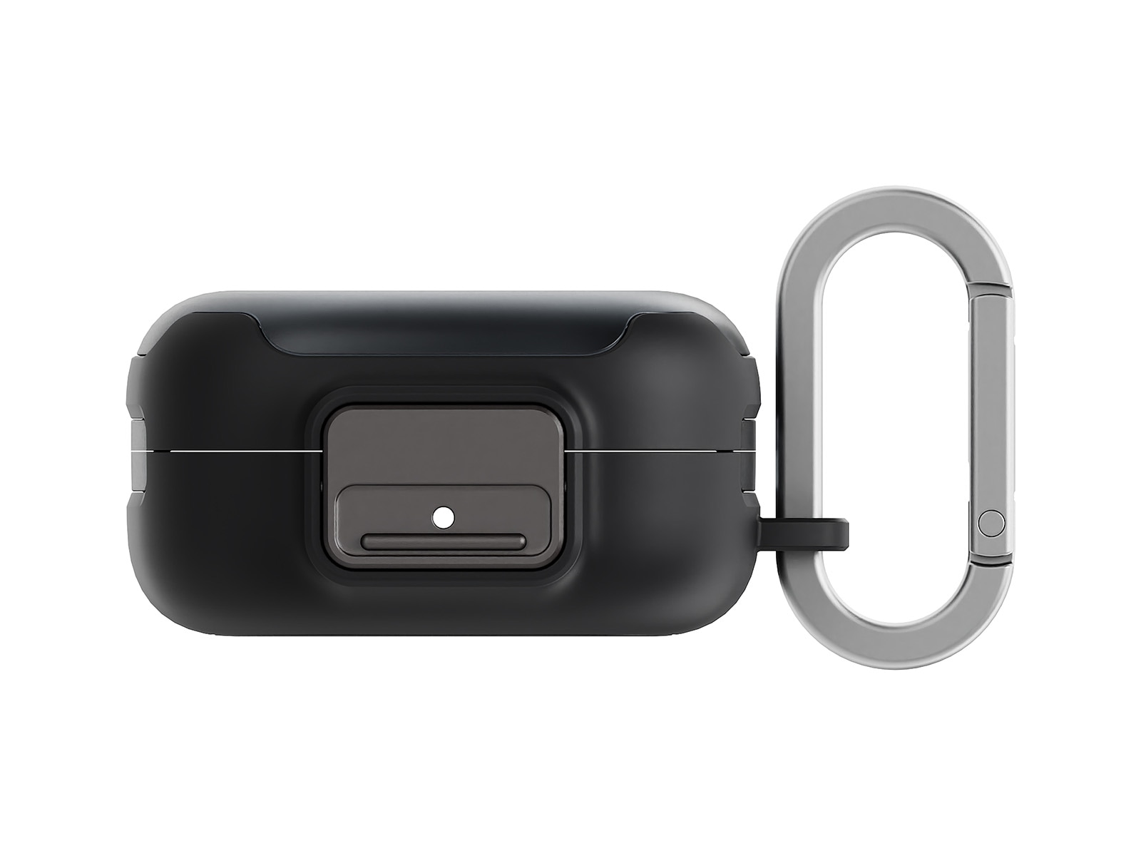 Clip Case with Carabiner for Buds4 and Buds4 Pro, Black - front