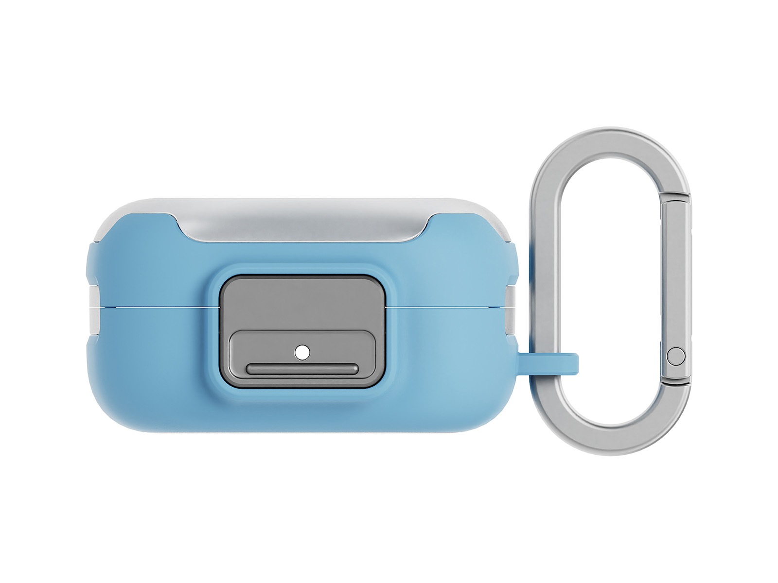 Clip Case with Carabiner for Buds4 and Buds4 Pro, Sky Blue - front