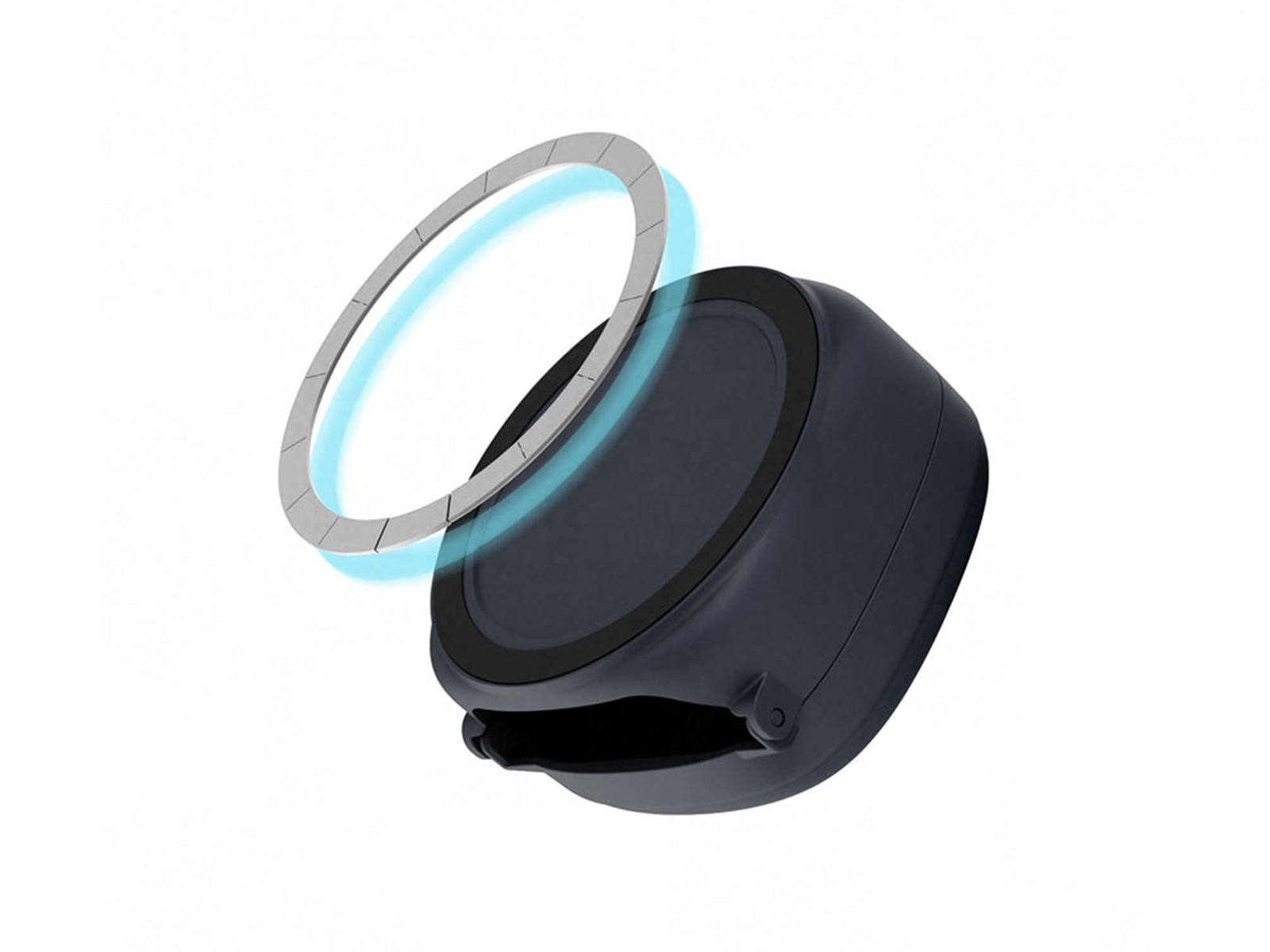 Magnet Stand Case for Buds4 and Buds4 Pro, Navy - back