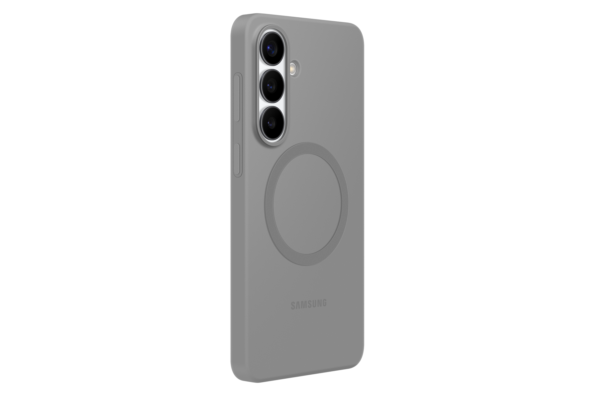 Galaxy S26+ Silicone Magnet Case Dynamic Gray 