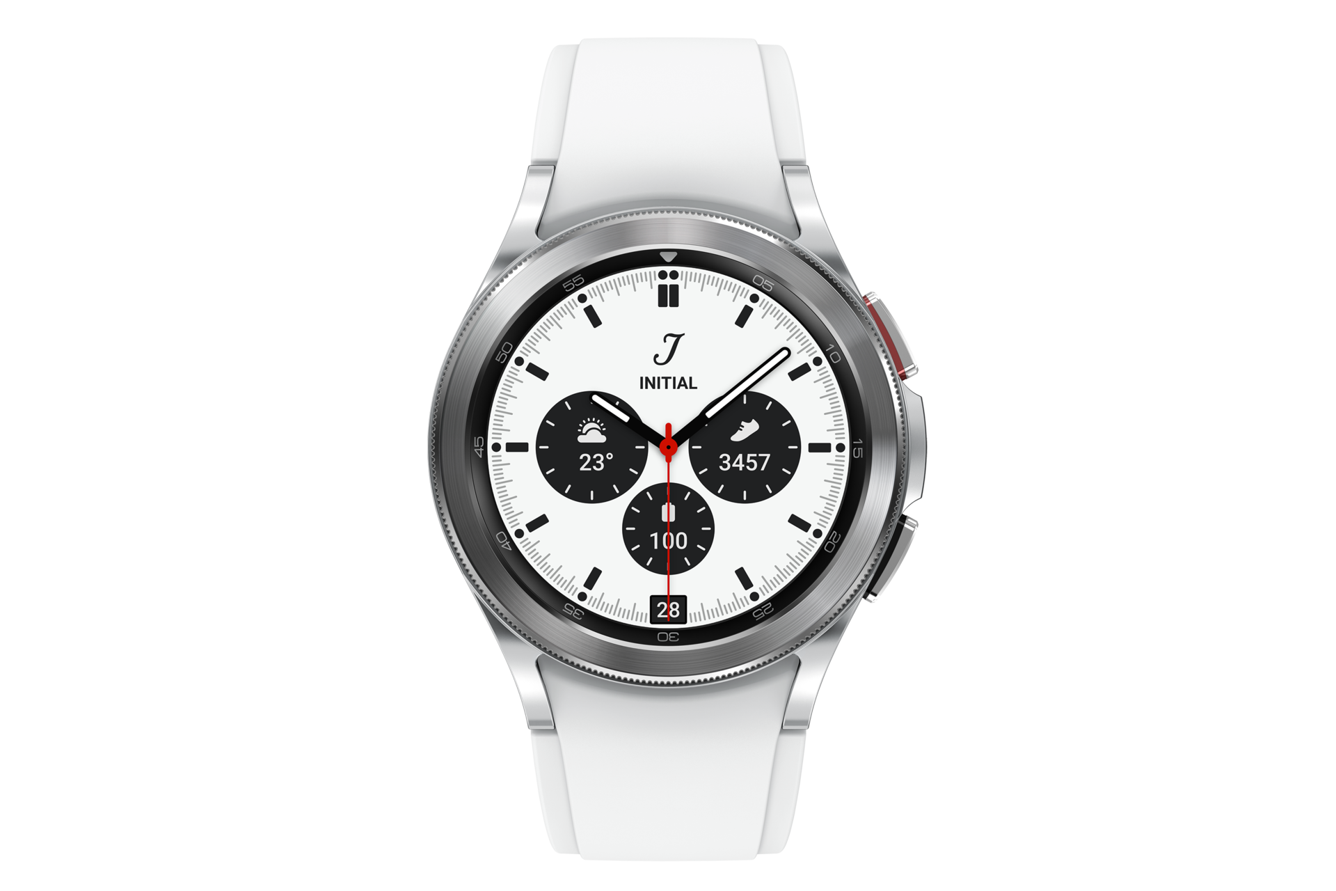 Samsung Galaxy Watch4 Classic 42mm Smart Watch, Bluetooth, Silver
