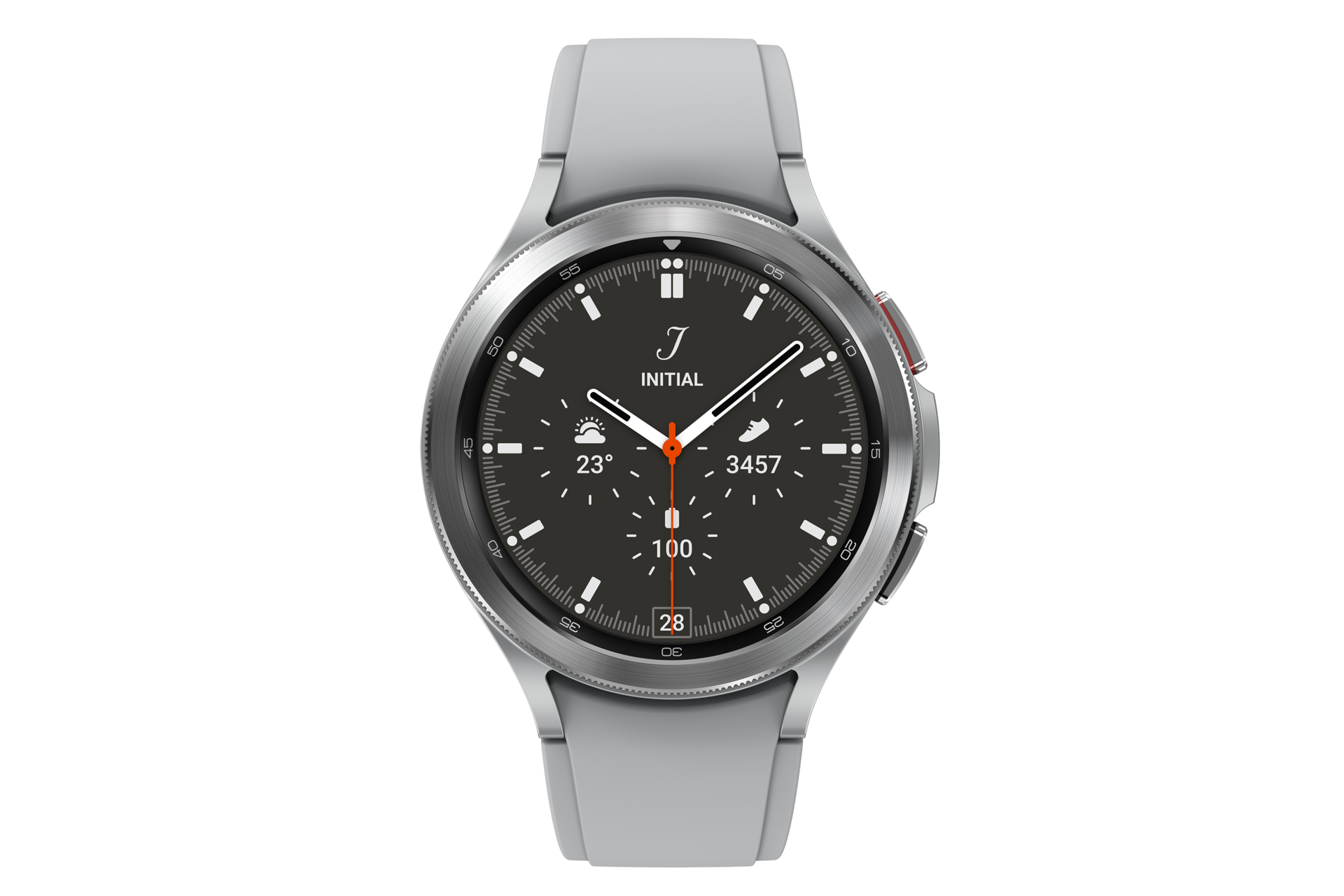 Samsung Galaxy Watch4 Classic 46mm Bluetooth Argent - SM-R890  (8806092555747)
