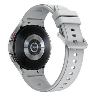  Samsung Electronics Galaxy Watch 4 Classic R890 46mm Smartwatch  GPS WiFi (International Model) (Silver) : Electronics