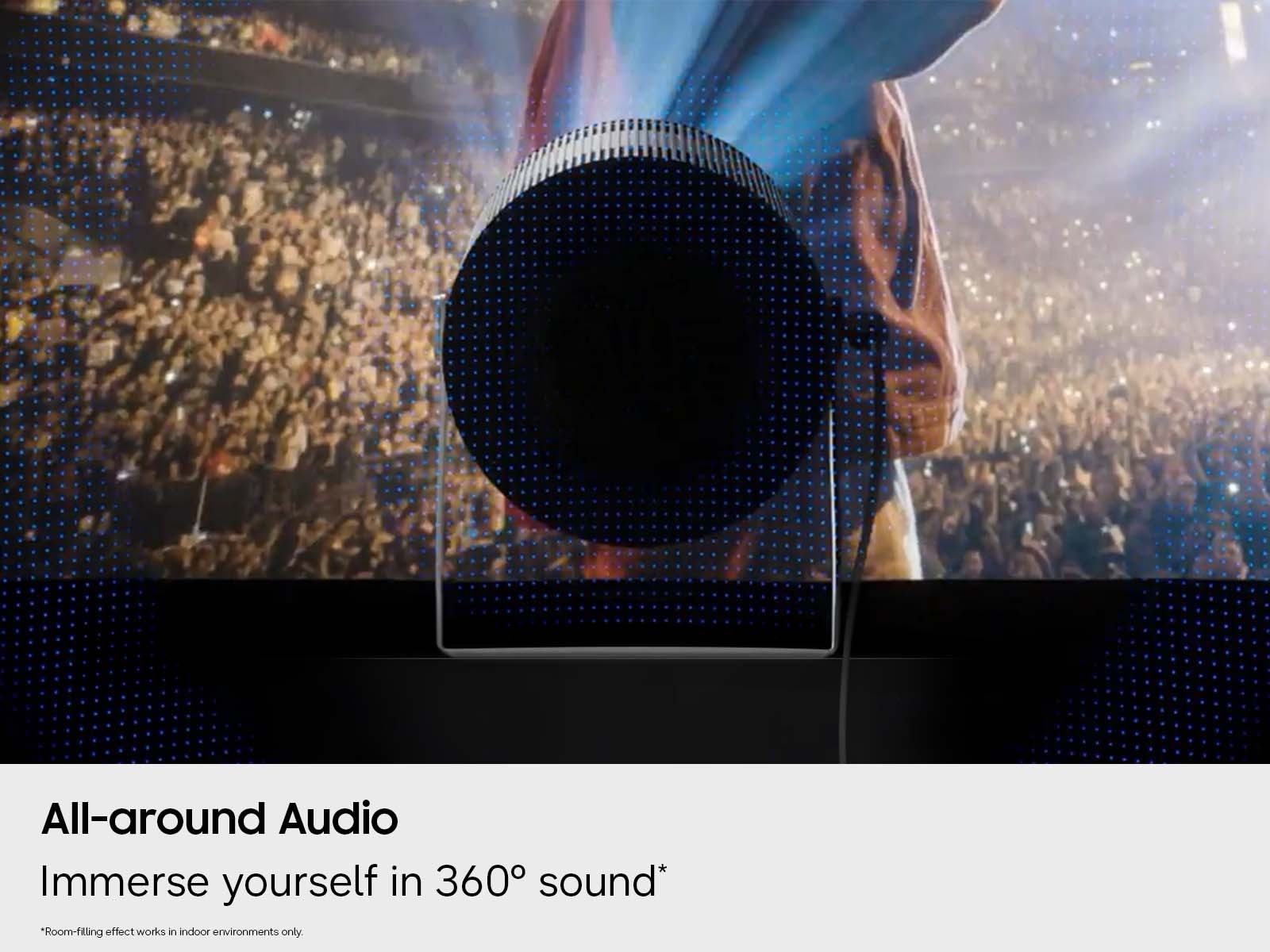An illustrative example of all-around audio  functionality on the Freestyle+