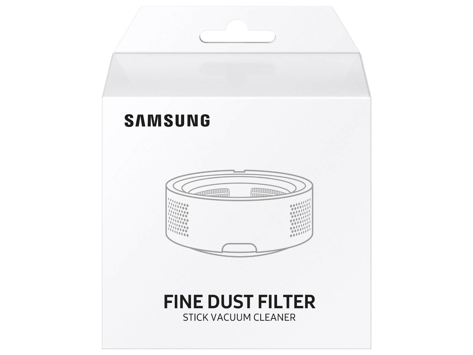 Samsung Jet™ HEPA Exhaust Filter - Jet™ 90 Complete and Jet™ 75 Complete PKG-R-Perspective Silver 