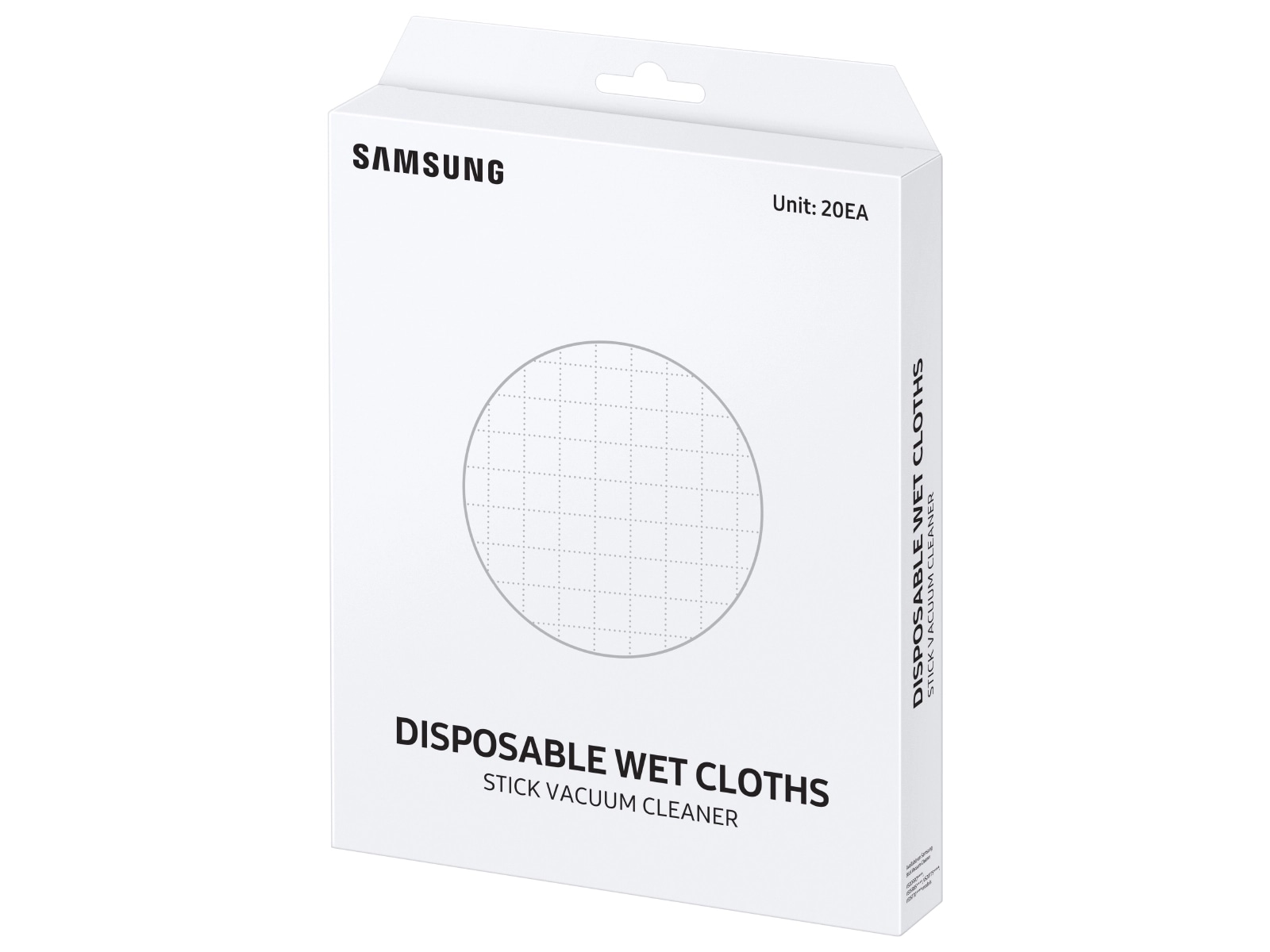 Jet™ Stick Spinning Sweeper Disposable Wet Pads (20 Pack) White