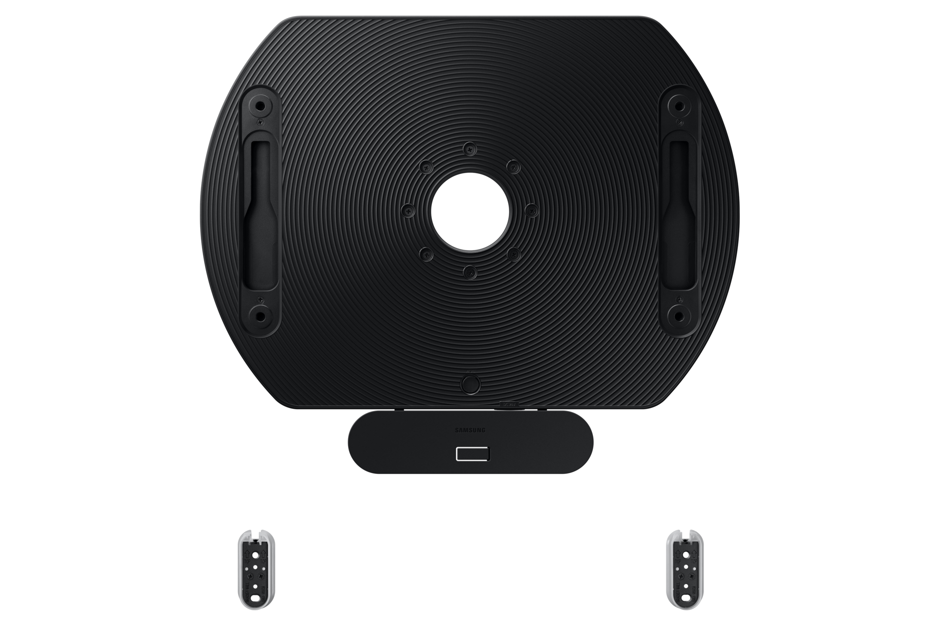 Auto Rotating Wall Mount Front-B-Type Black 