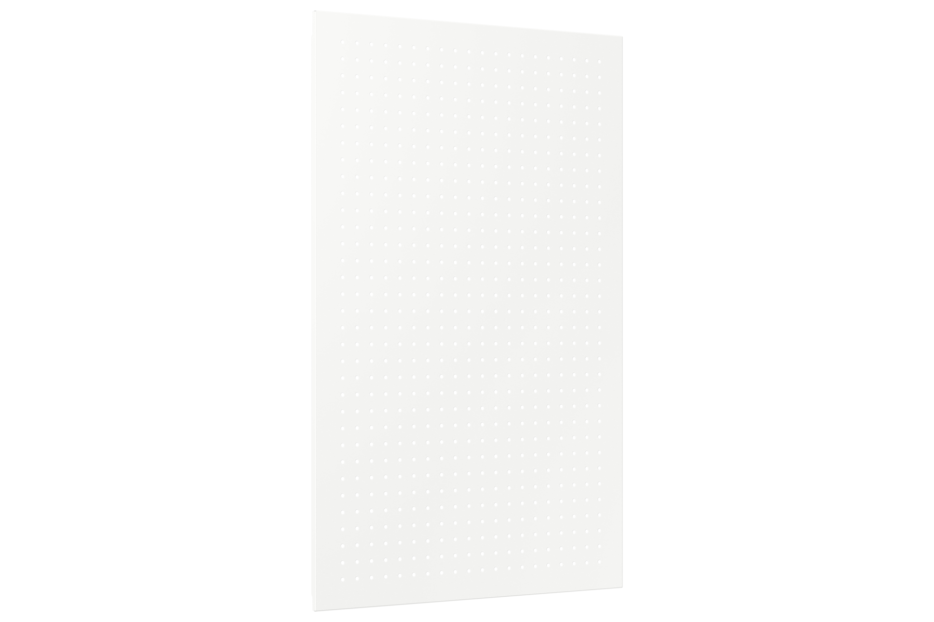 55” MyShelf Side Peg Board L-Perspective White 