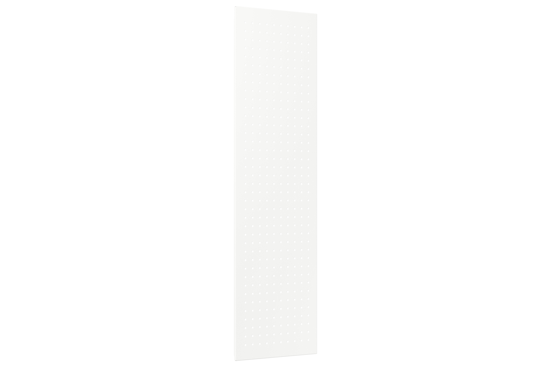 65” MyShelf Side Peg Board L-Perspective White 