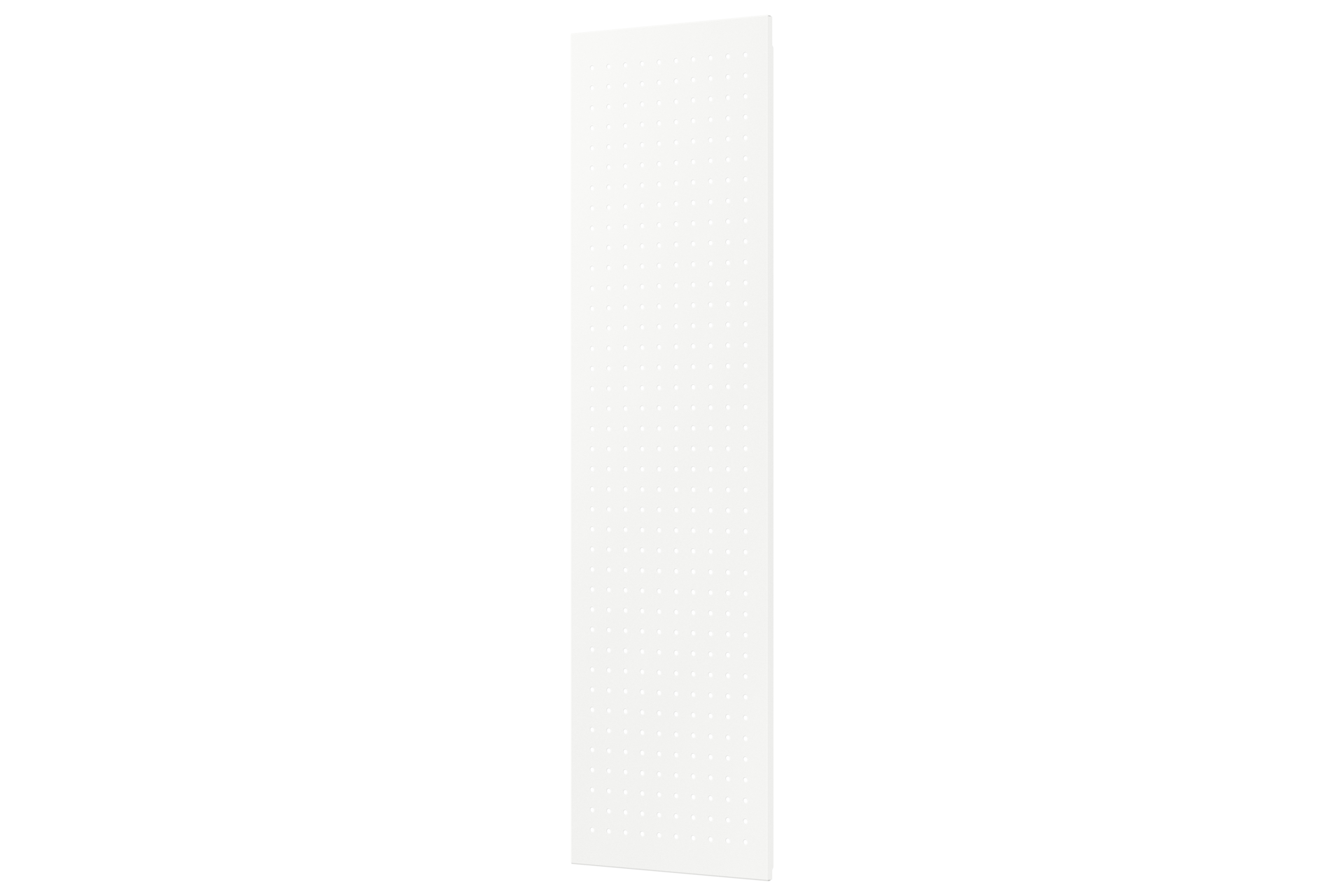 65” MyShelf Side Peg Board R-Perspective White 